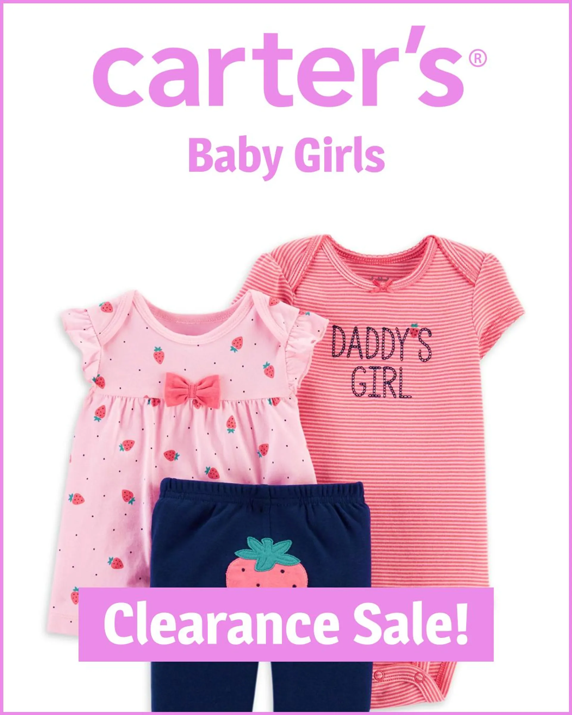 Weekly ad Carters -Baby Girl Deals! from February 22 to February 27 2024 - Page 