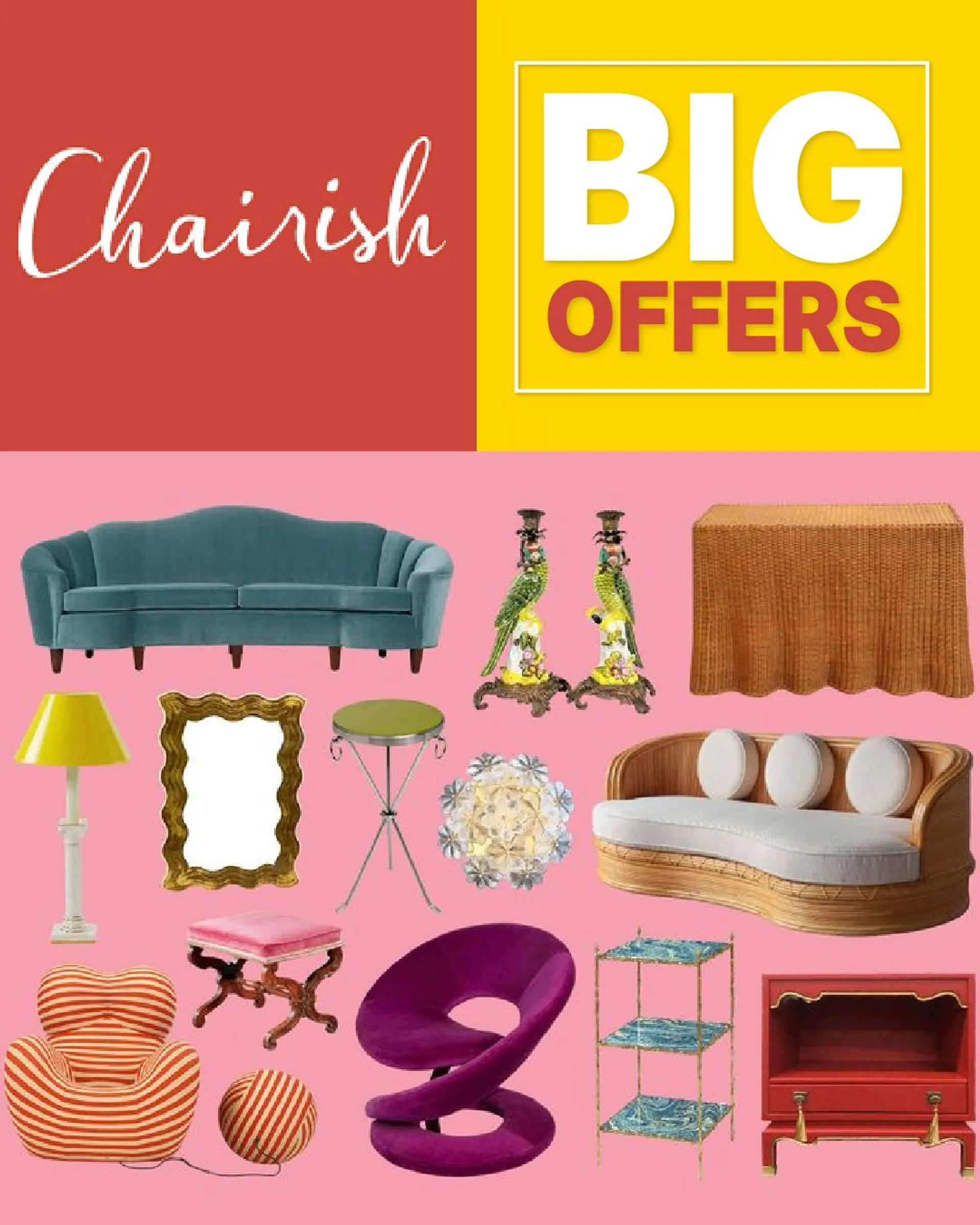 Weekly ad Chairish - Furniture on sale from April 27 to May 2 2024 - Page 1