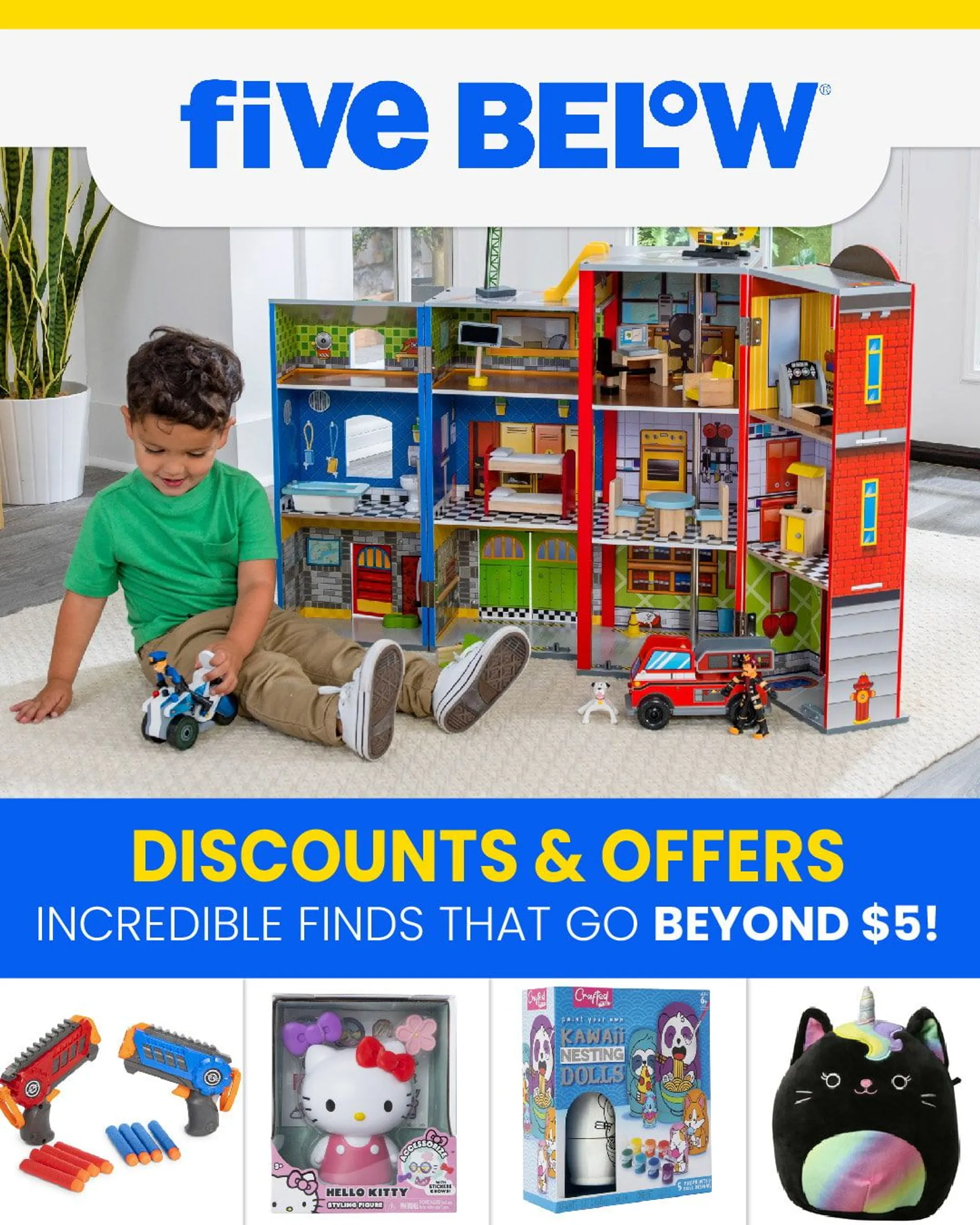 Weekly ad Five Below - Toys & Games from November 3 to November 8 2023 - Page 1