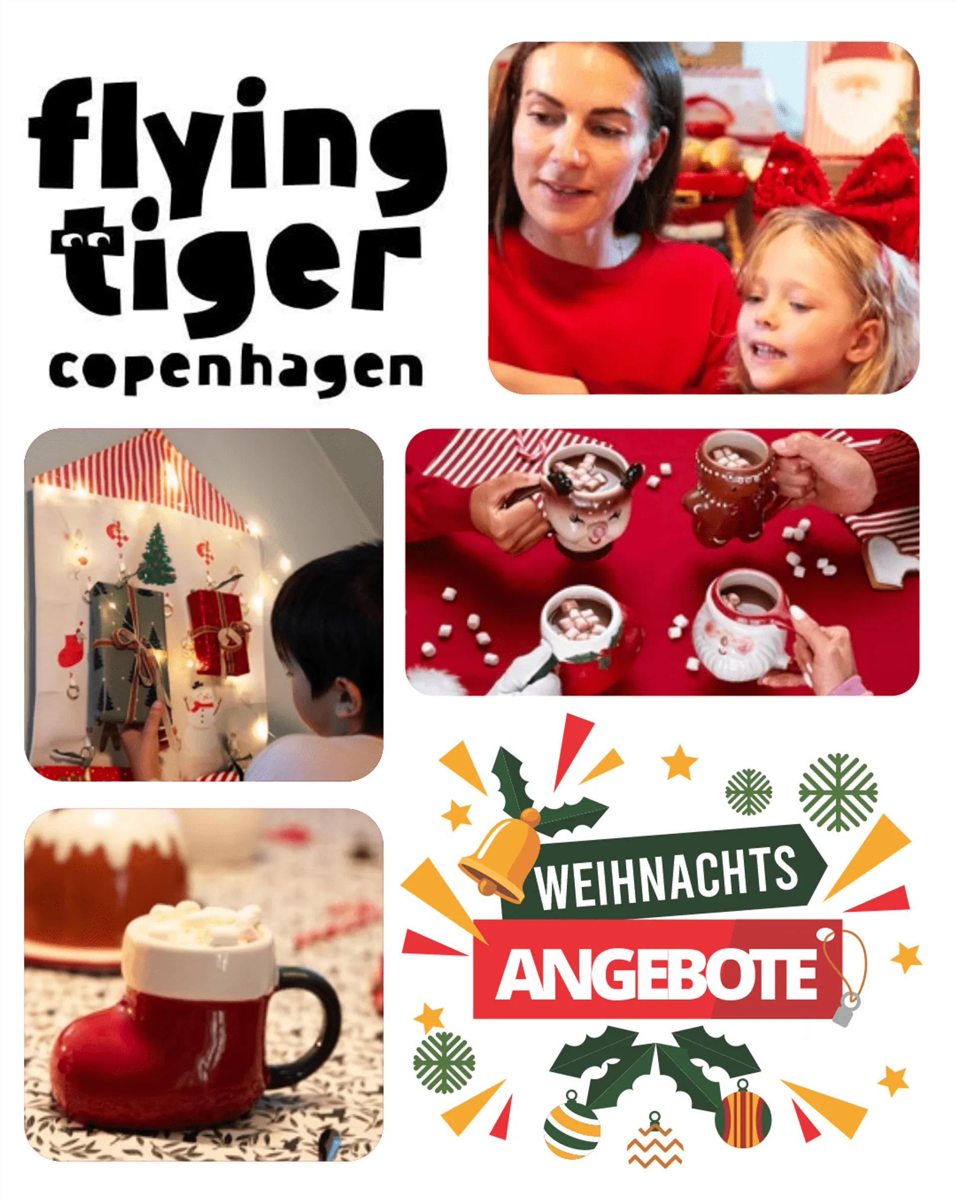 Flying Tiger Copenhagen - Weihnachts sale von 1. Jänner bis 6. Jänner 2024 - Flugblätt seite  1