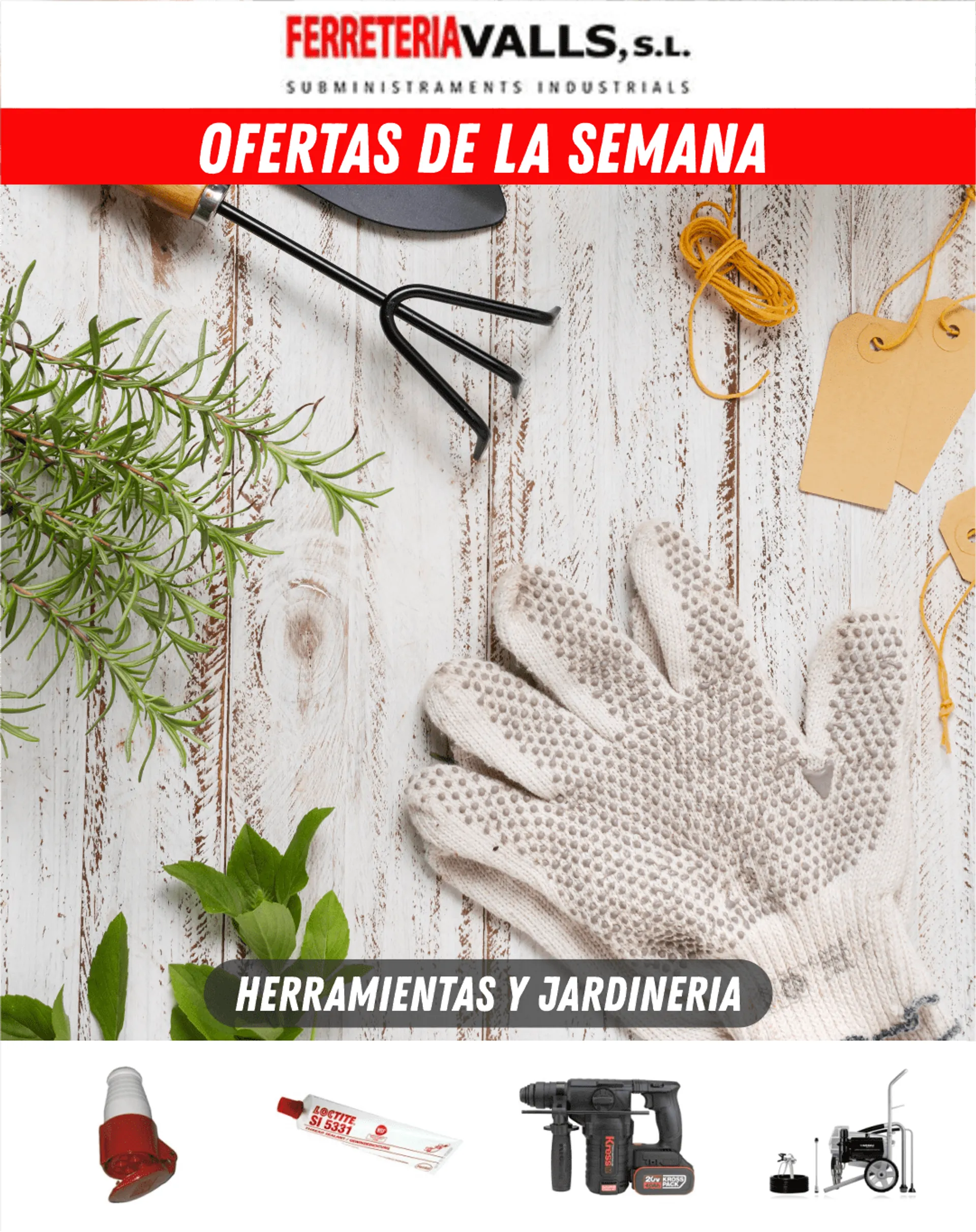 Catálogo de Ferretería Valls - Herramientas y Jardineria 27 de marzo al 1 de abril 2024 - Página 