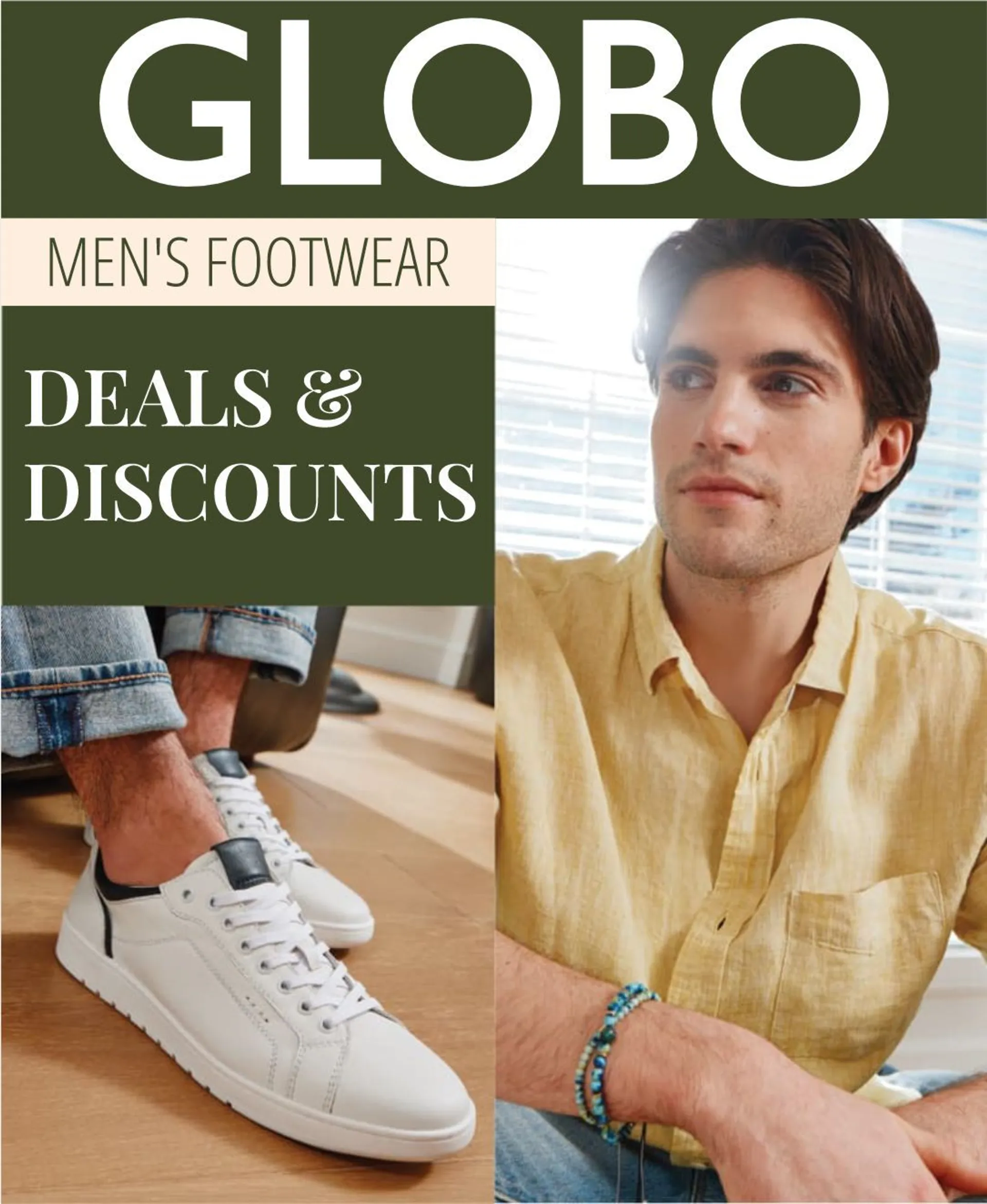Offers on men's footwear. from April 24 to April 29 2024 - flyer page 