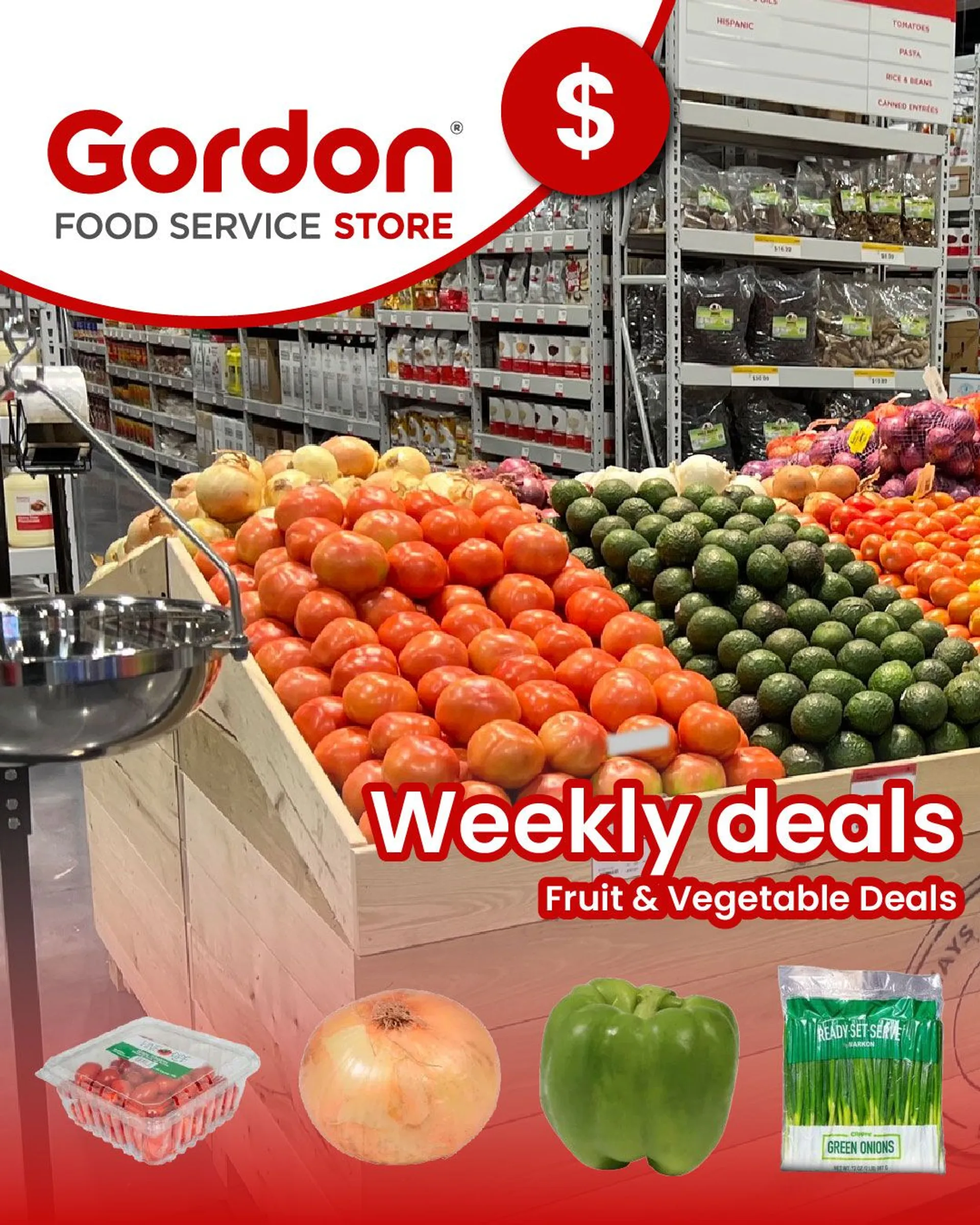 Weekly ad Gordon Food Service Fruits & Veggies Deals from June 21 to June 26 2024 - Page 1