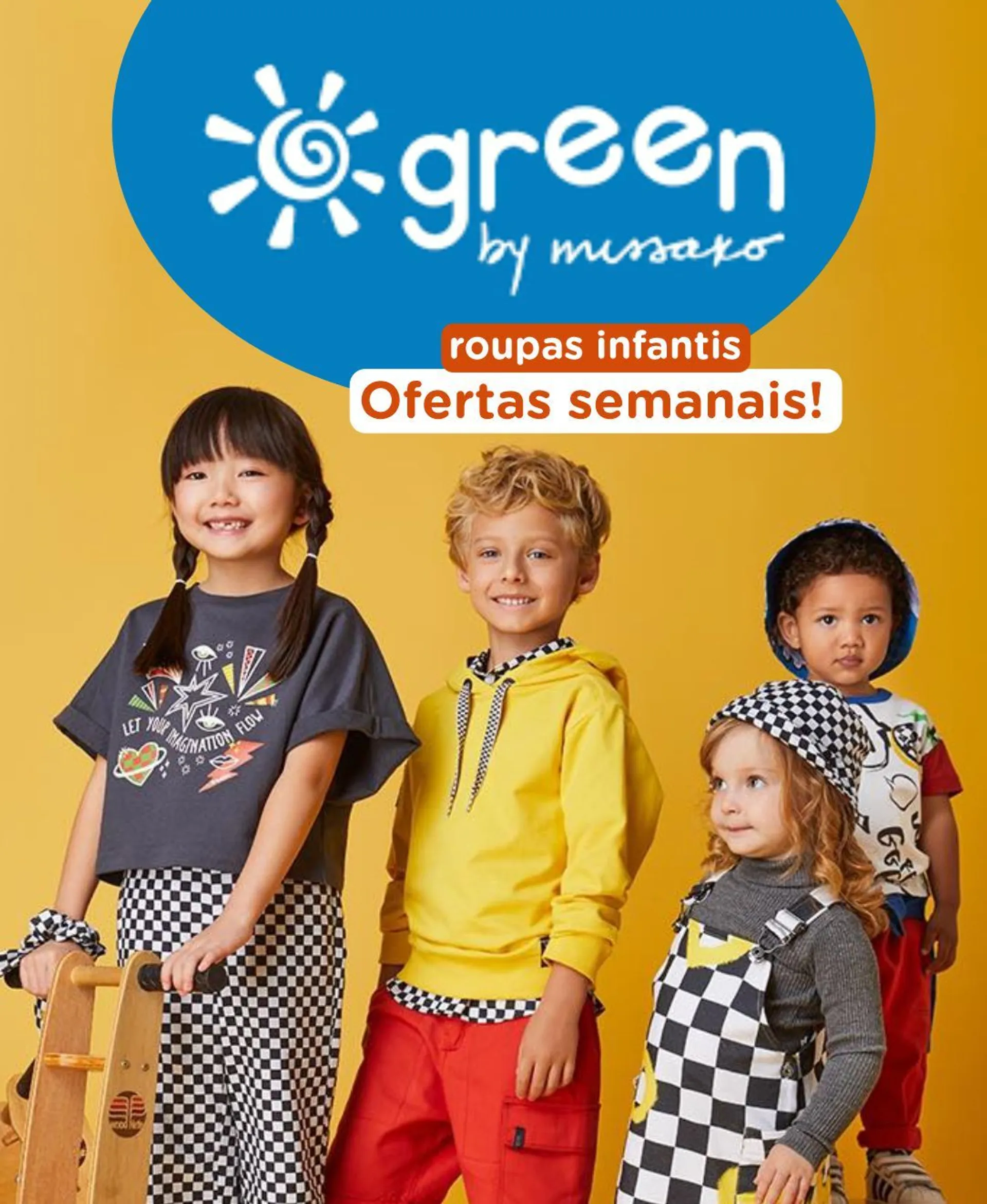 Encarte de Ofertas em roupas infantis. 2 de maio até 7 de maio 2024 - Pagina 