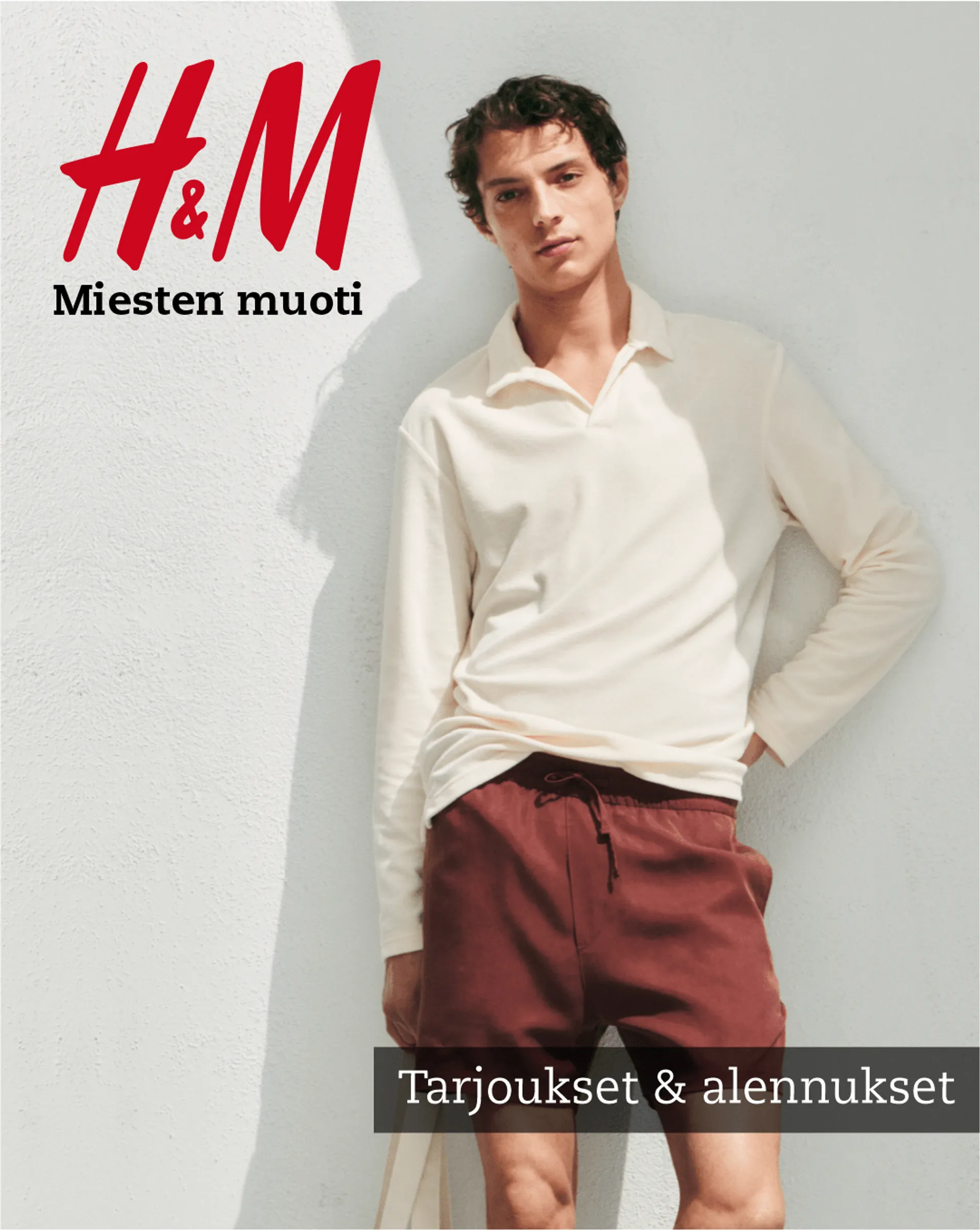 H&M - Miesten muoti voimassa alkaen 5. toukokuuta - 10. toukokuuta 2024 - Tarjouslehti sivu 