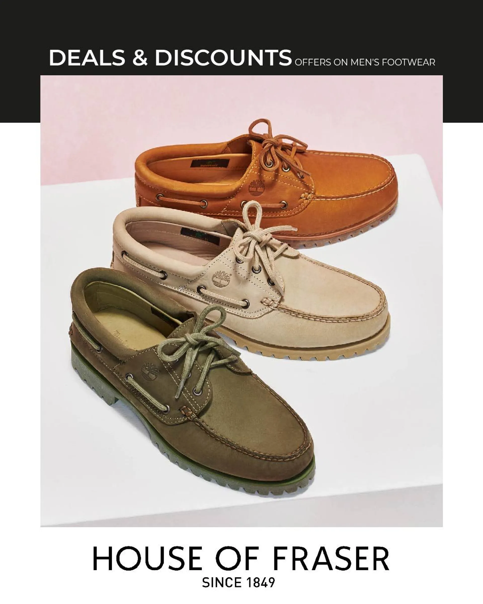 Offers on men's footwear from 22 April to 21 April 2024 - Catalogue Page 1