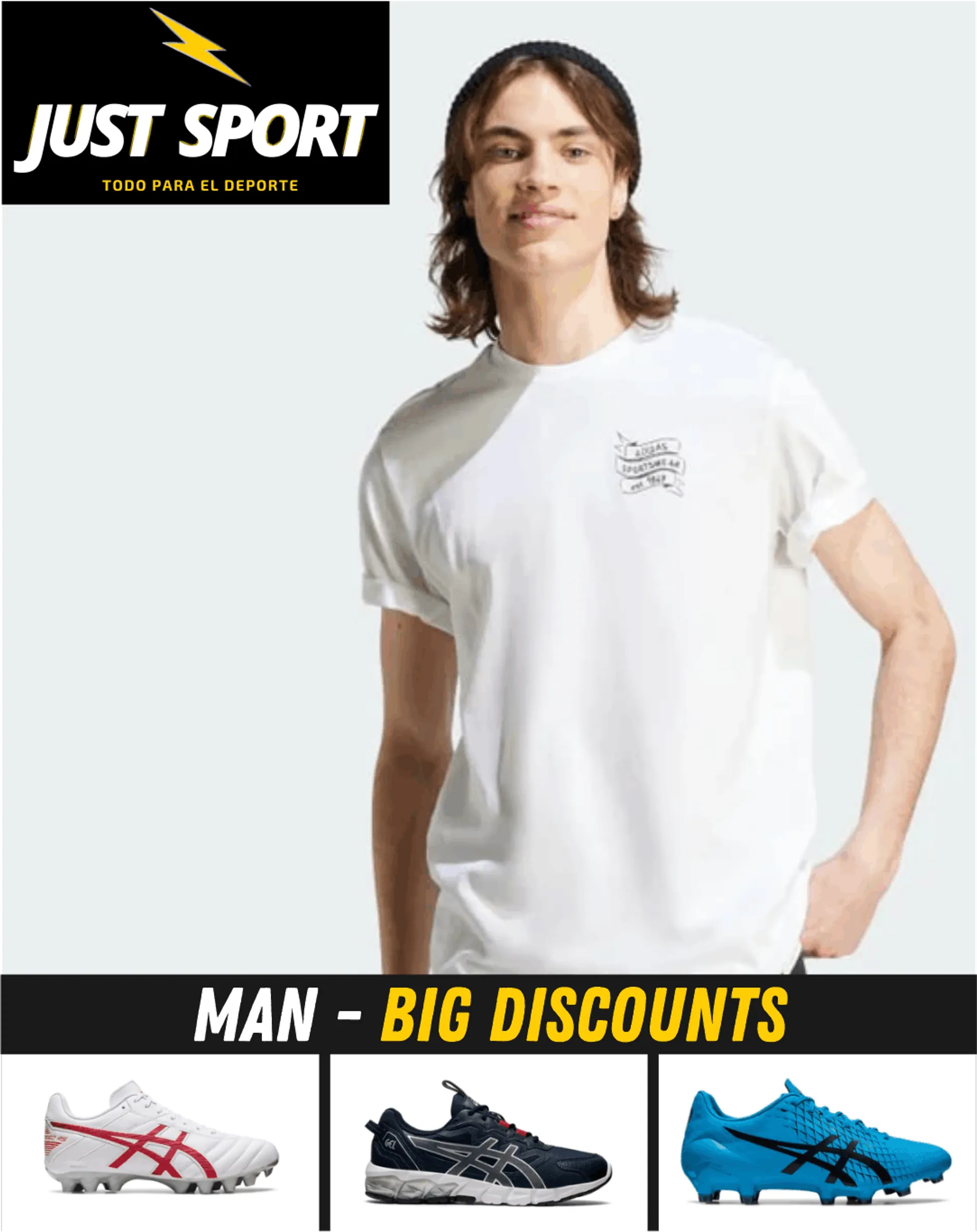 Just Sport - Men - Catalogue valid from 22 April to 27 April 2024 - page 1
