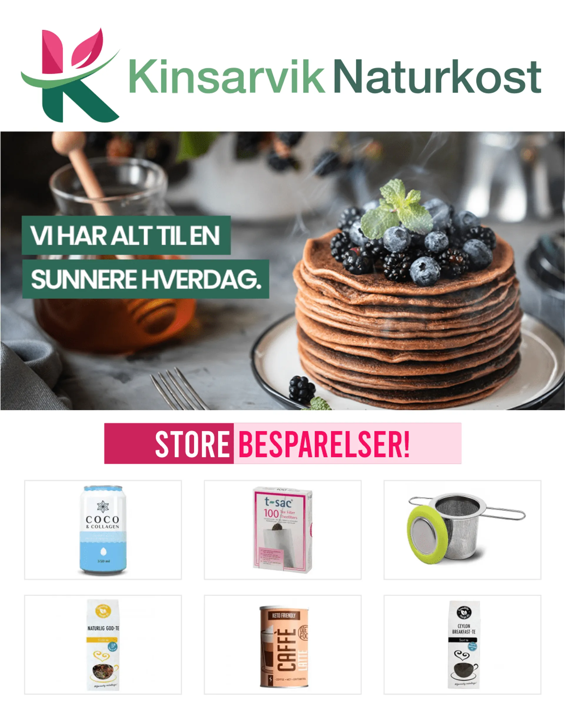 Kinsarvik Naturkost fra 27. april til 2. mai 2024 - kundeavisside 1