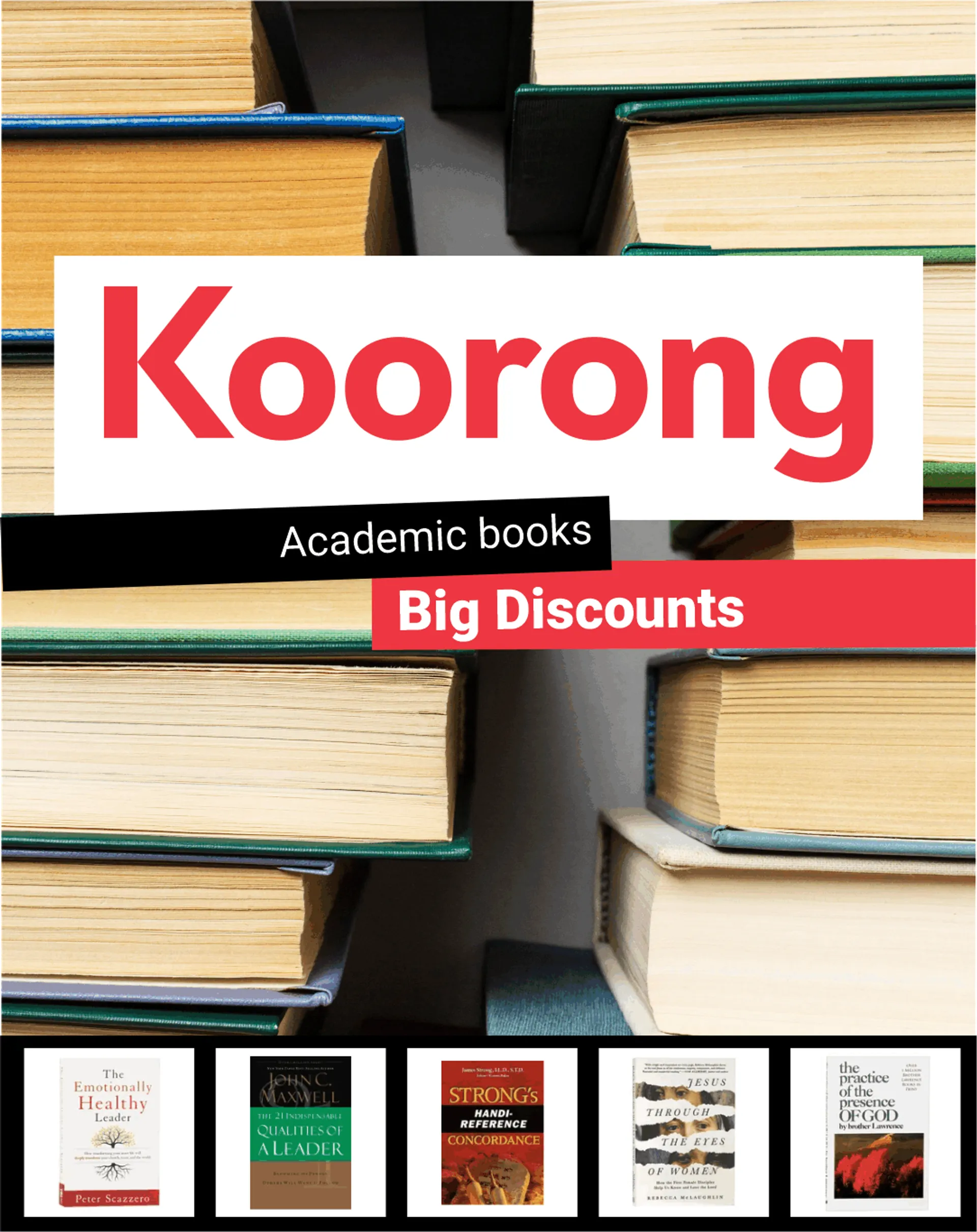 Koorong - Boocks academic - Catalogue valid from 3 May to 8 May 2024 - page 1