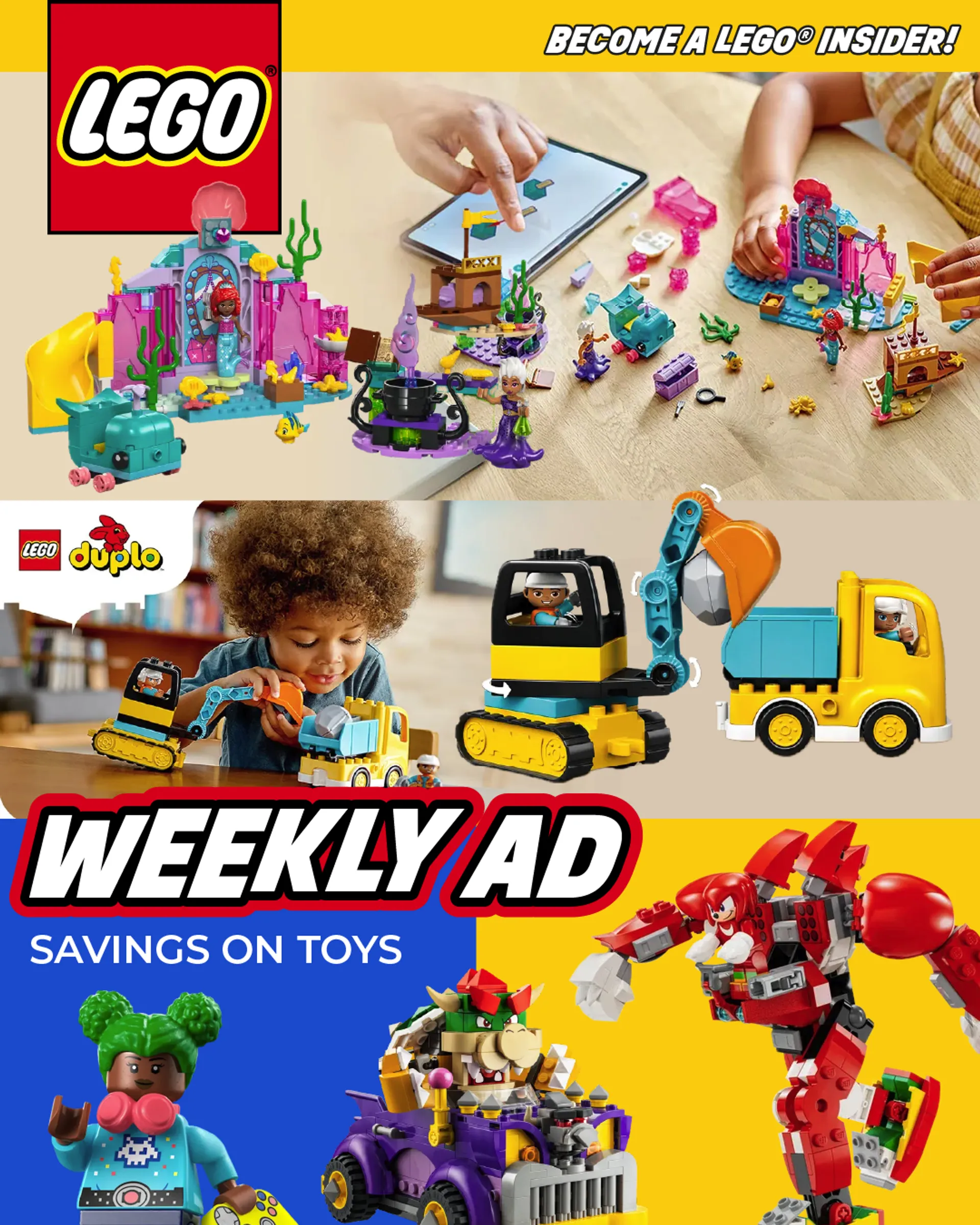 Weekly ad LEGO savings on toys. from November 9 to November 17 2024 - Page 