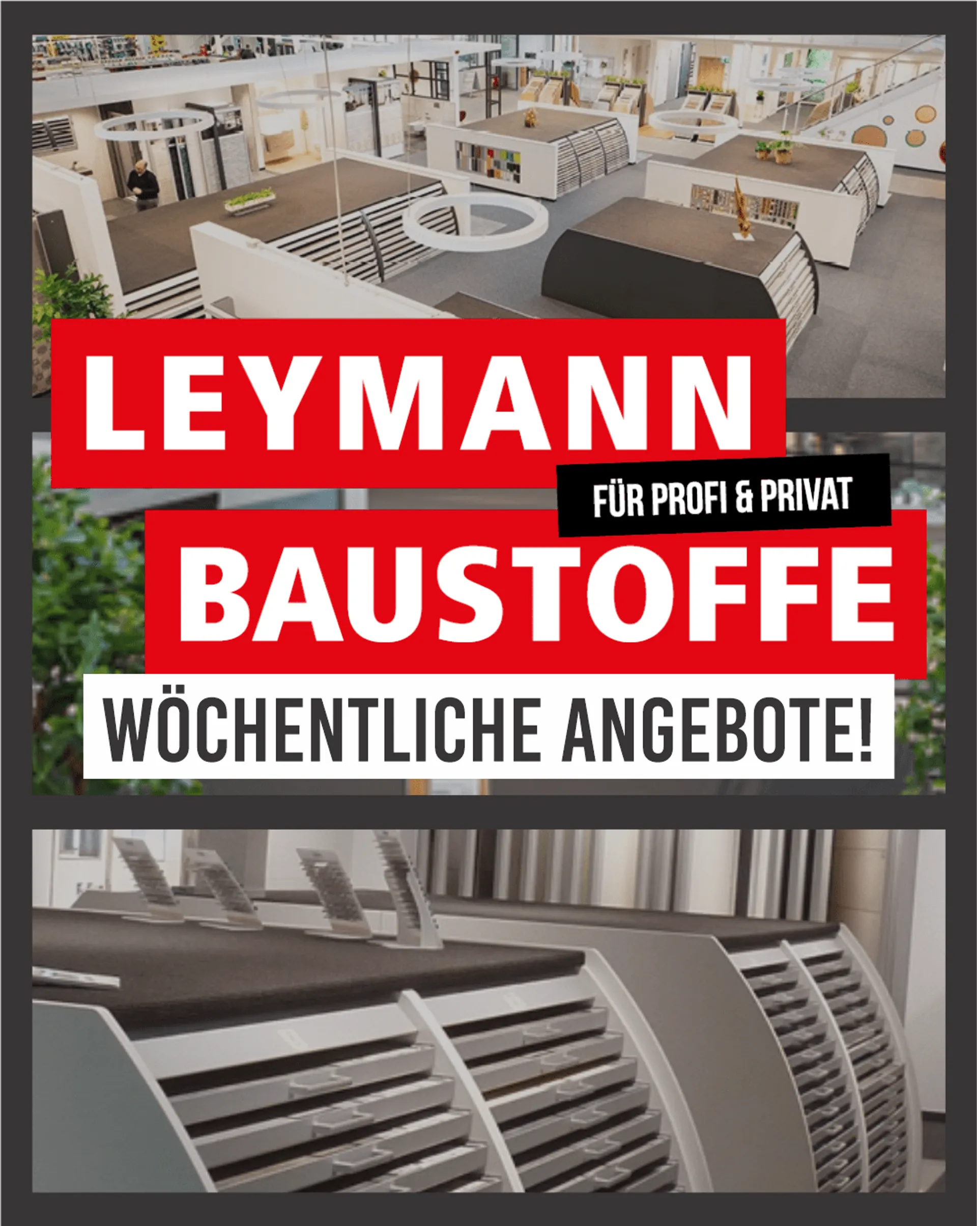 Leymann Baustoffe - Baumarkt von 28. März bis 2. April 2024 - Prospekt seite 1