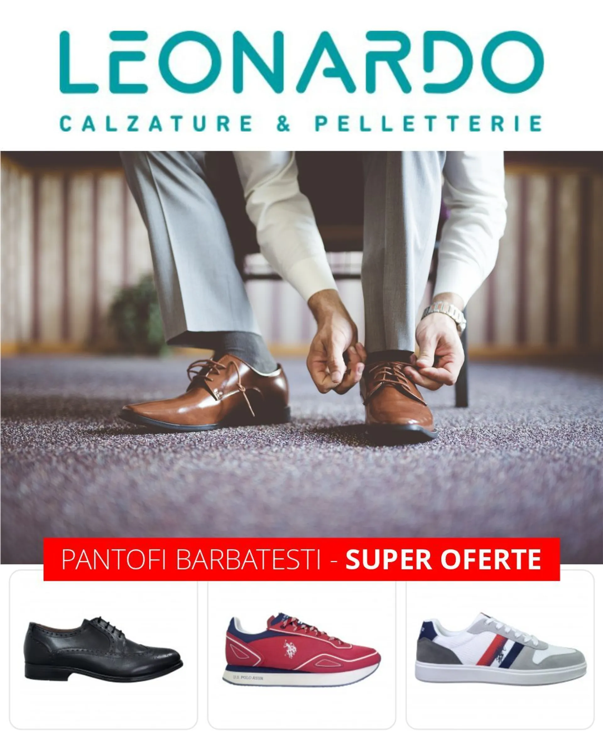Oferte la pantofi barbatesti - 1 mai 6 mai 2024 - Page 1