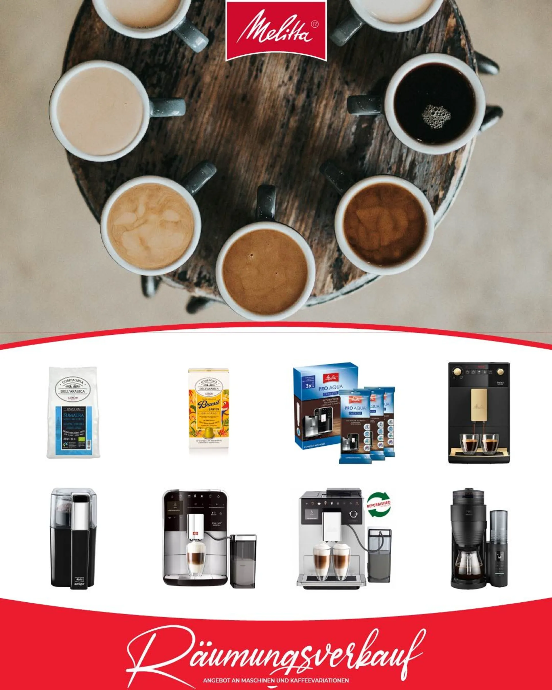 Angebot an maschinen und kaffeevariationen von 22. März bis 27. März 2024 - Flugblätt seite  1
