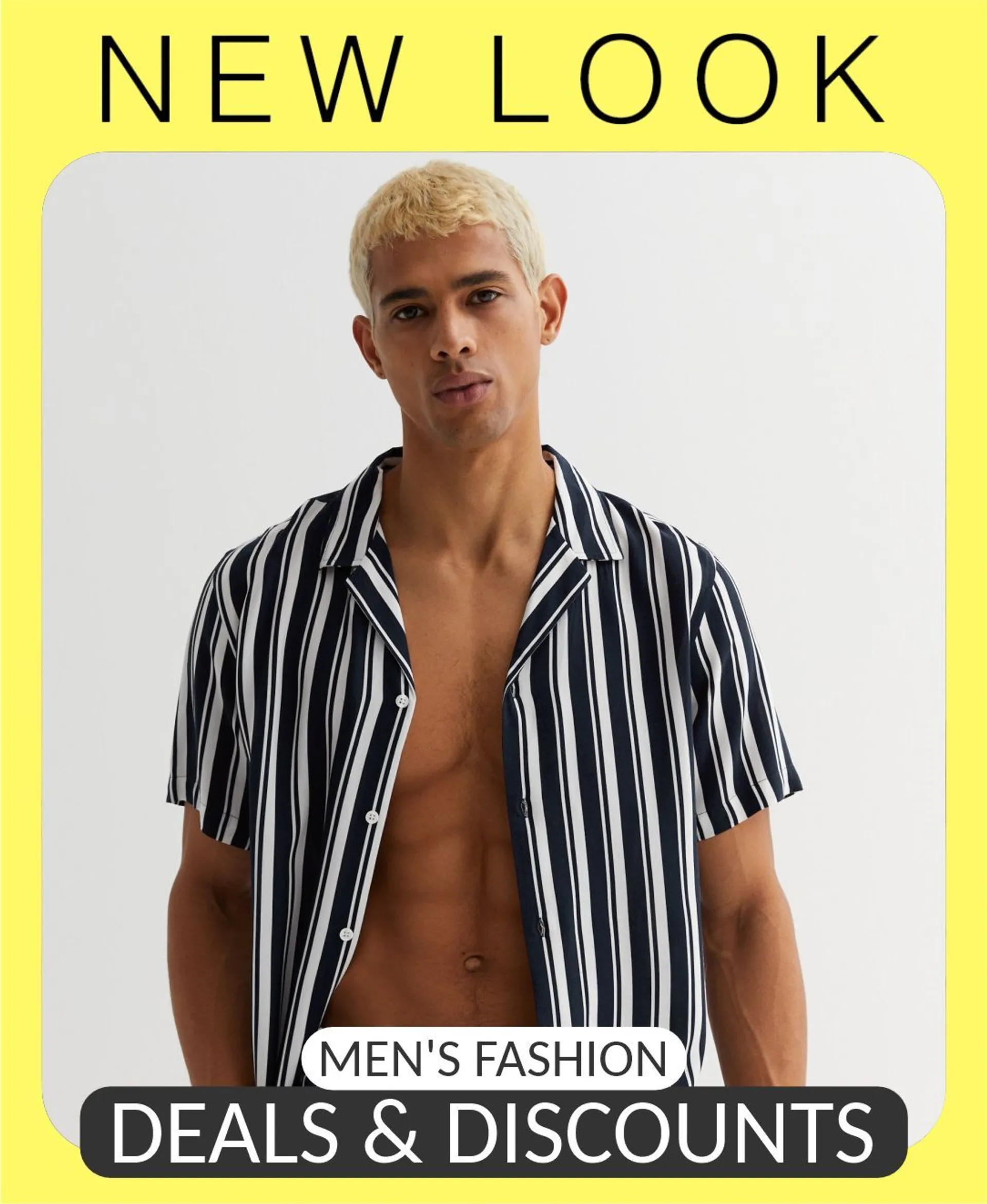 New Look offers on men's fashion from 27 June to 2 July 2024 - Catalogue Page 1