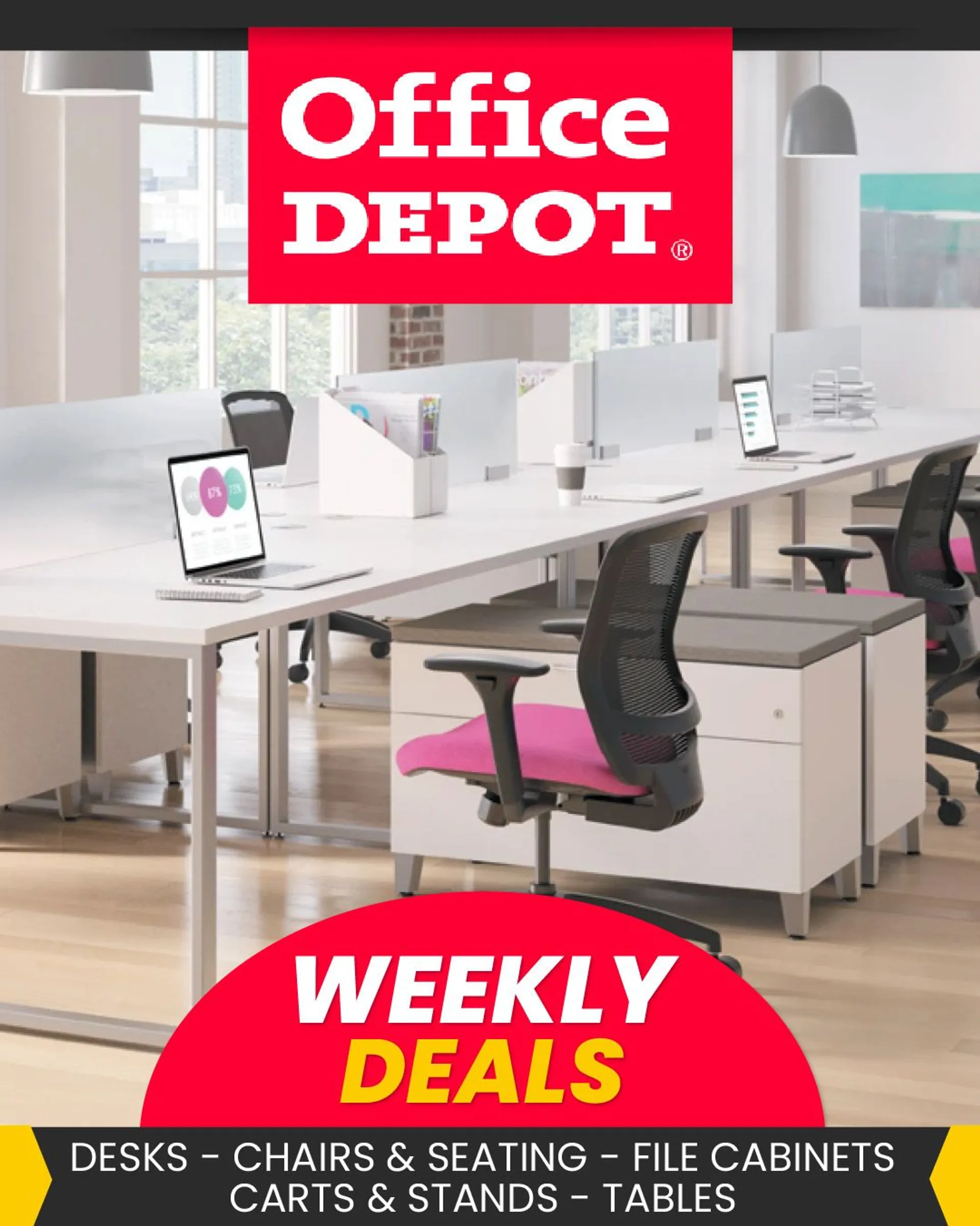 Weekly ad Office Depot - Furniture from April 25 to April 30 2024 - Page 