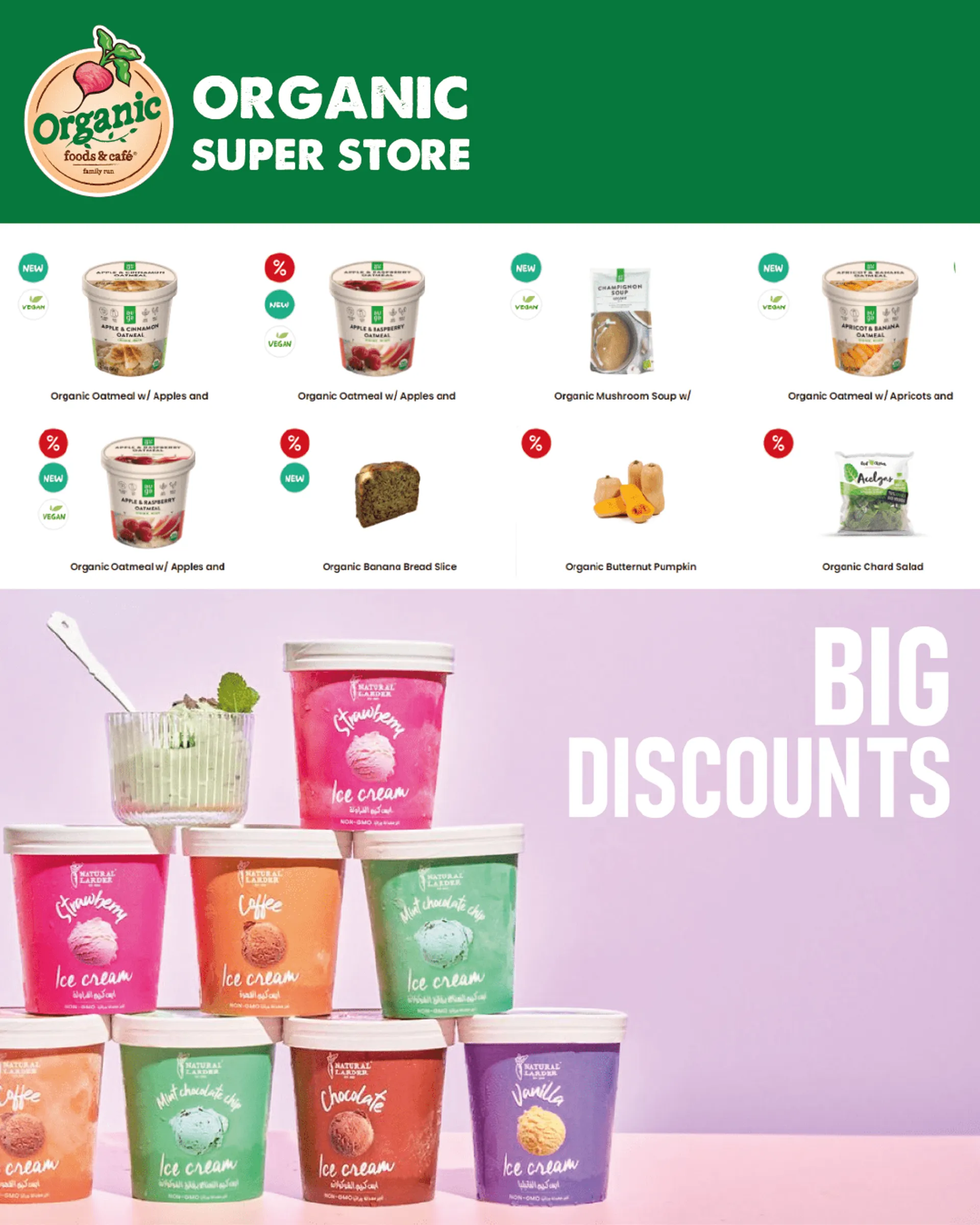 Organic Super Store - Supermarkets from 20 August to 25 August 2023 - Offers page 1