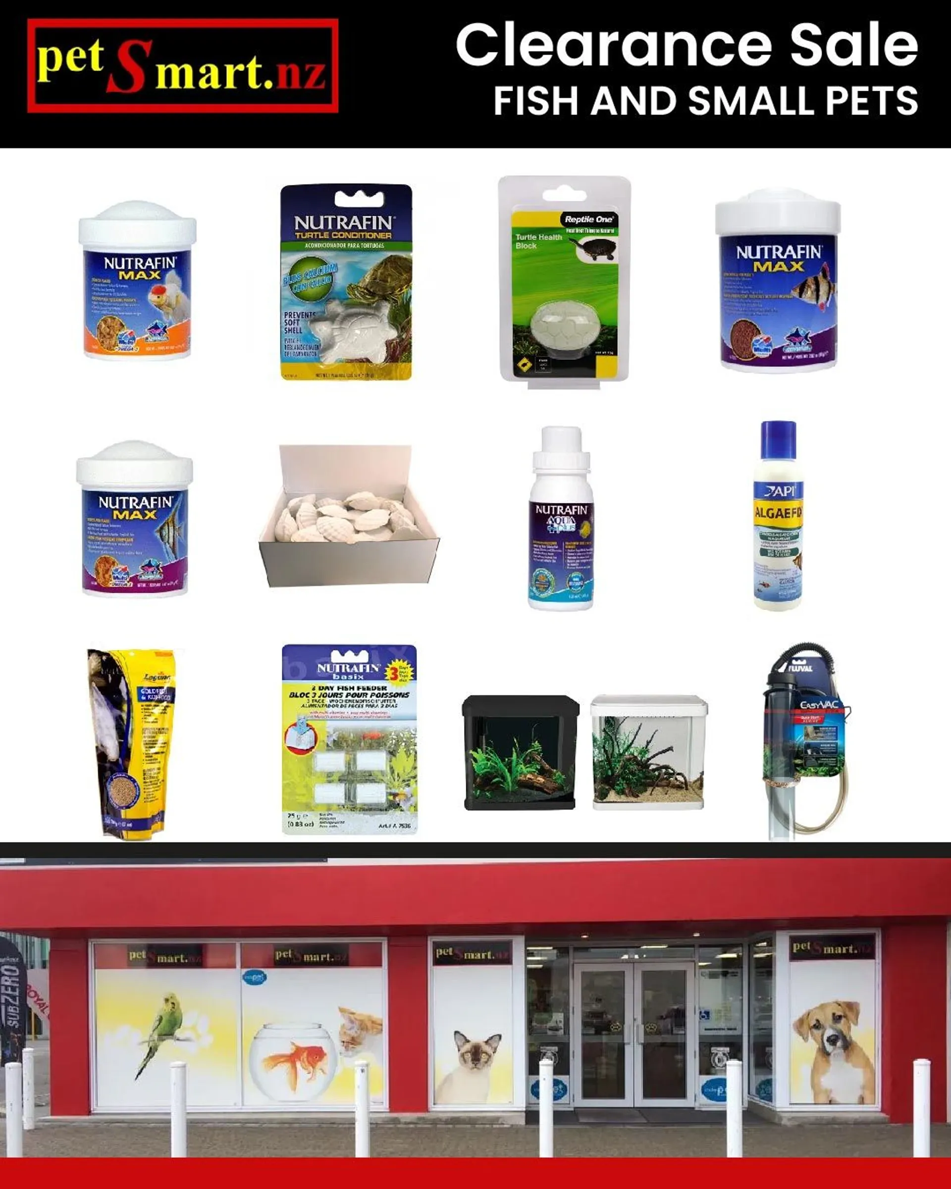 Offer on products for fish and small pets - 5 May 10 May 2024
