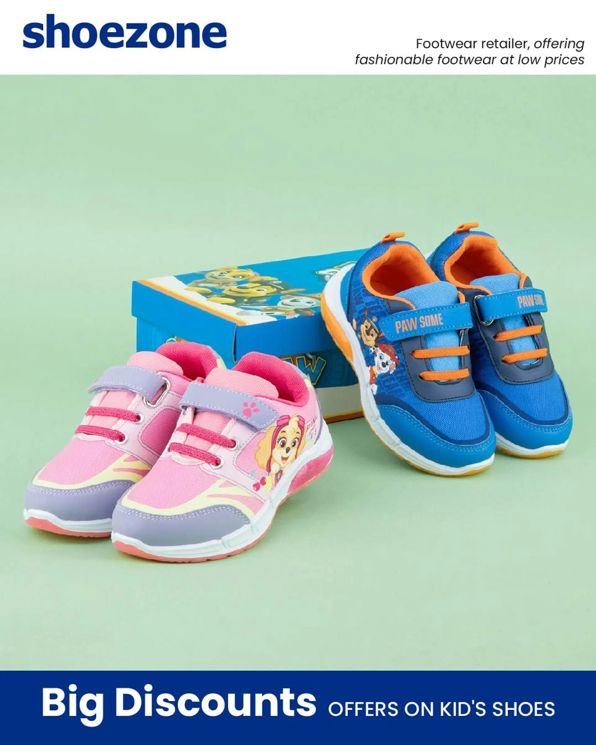 Offers on kid's shoes from 9 April to 14 April 2024 - Catalogue Page 1