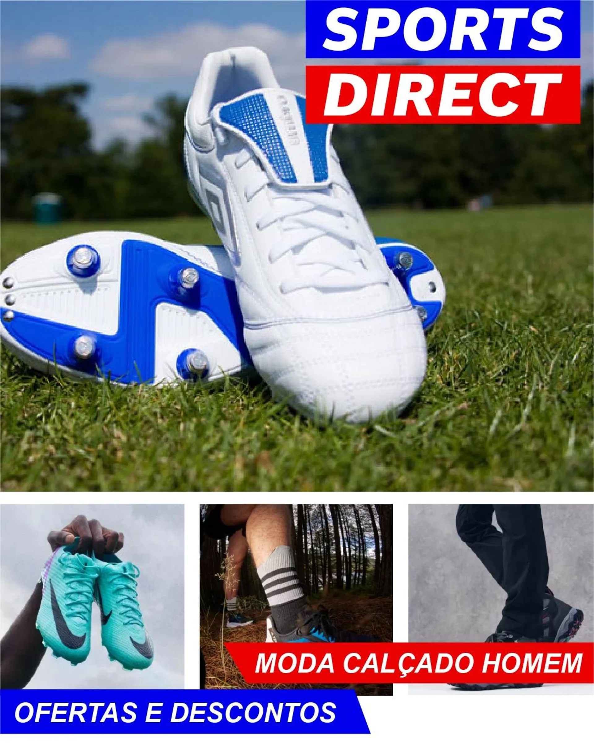 Folheto Sportsdirect - Moda Calçado Homem de 19 de fevereiro até 24 de fevereiro 2024 - Pagina 