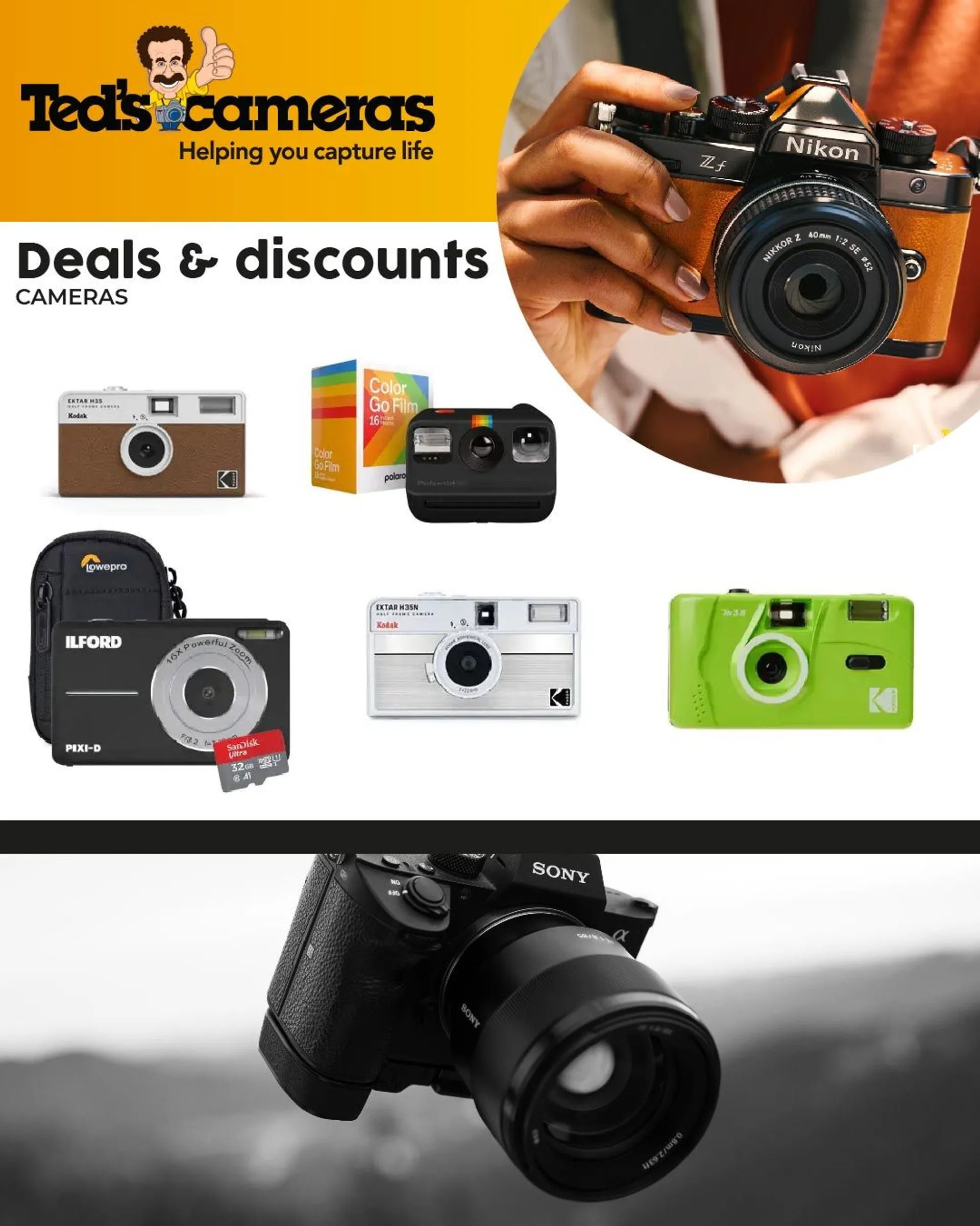 Teds ´s Cameras - Electronics Cameras  - Catalogue valid from 22 April to 27 April 2024 - page 