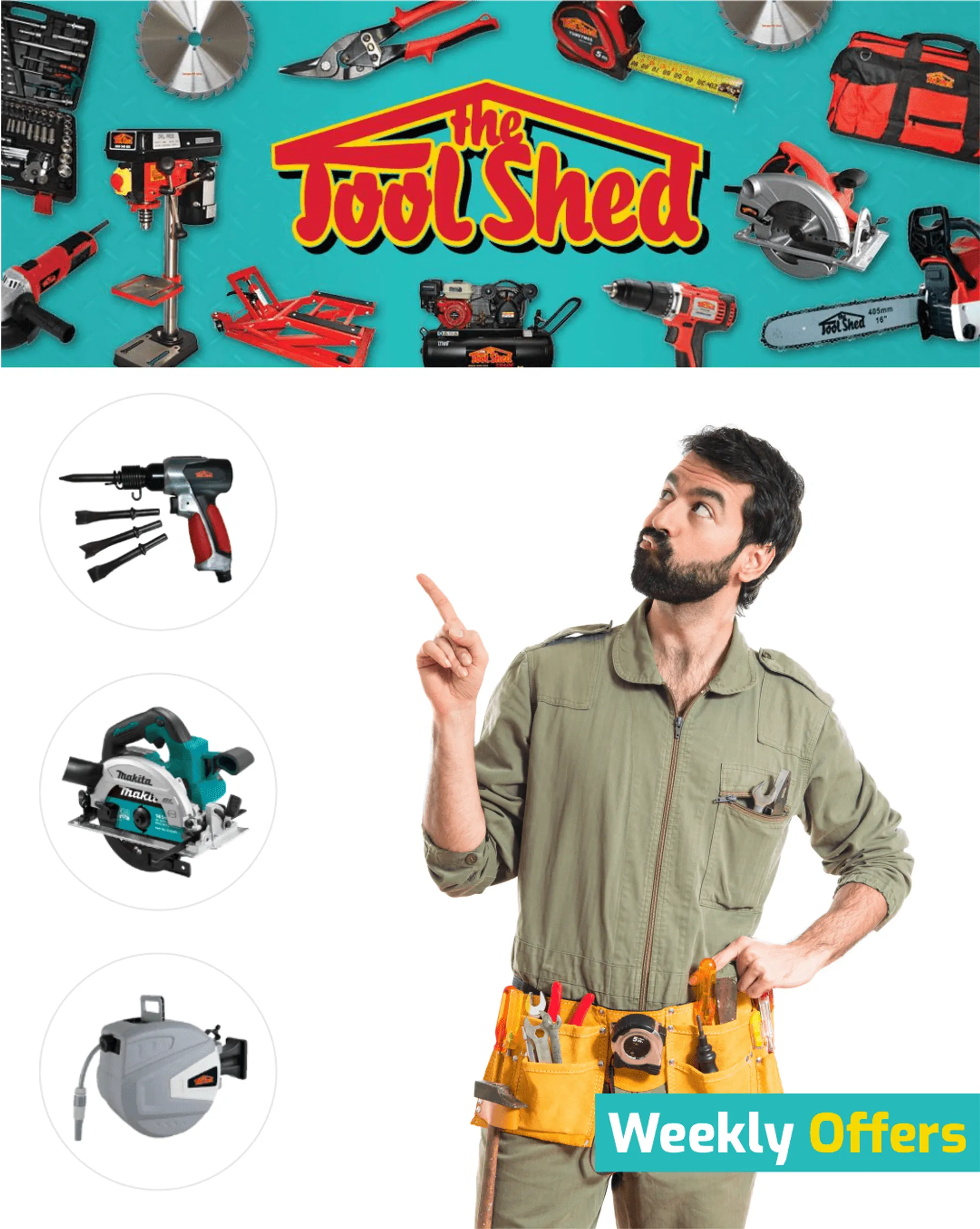The Tools Shed - Tools - 22 April 27 April 2024