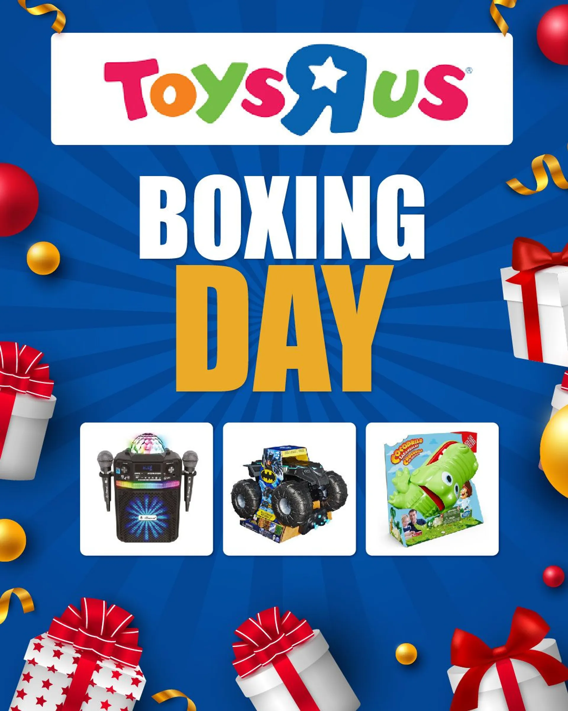 Toys 'R' Us - Boxing Day from 1 January to 6 January 2024 - Catalogue Page 1