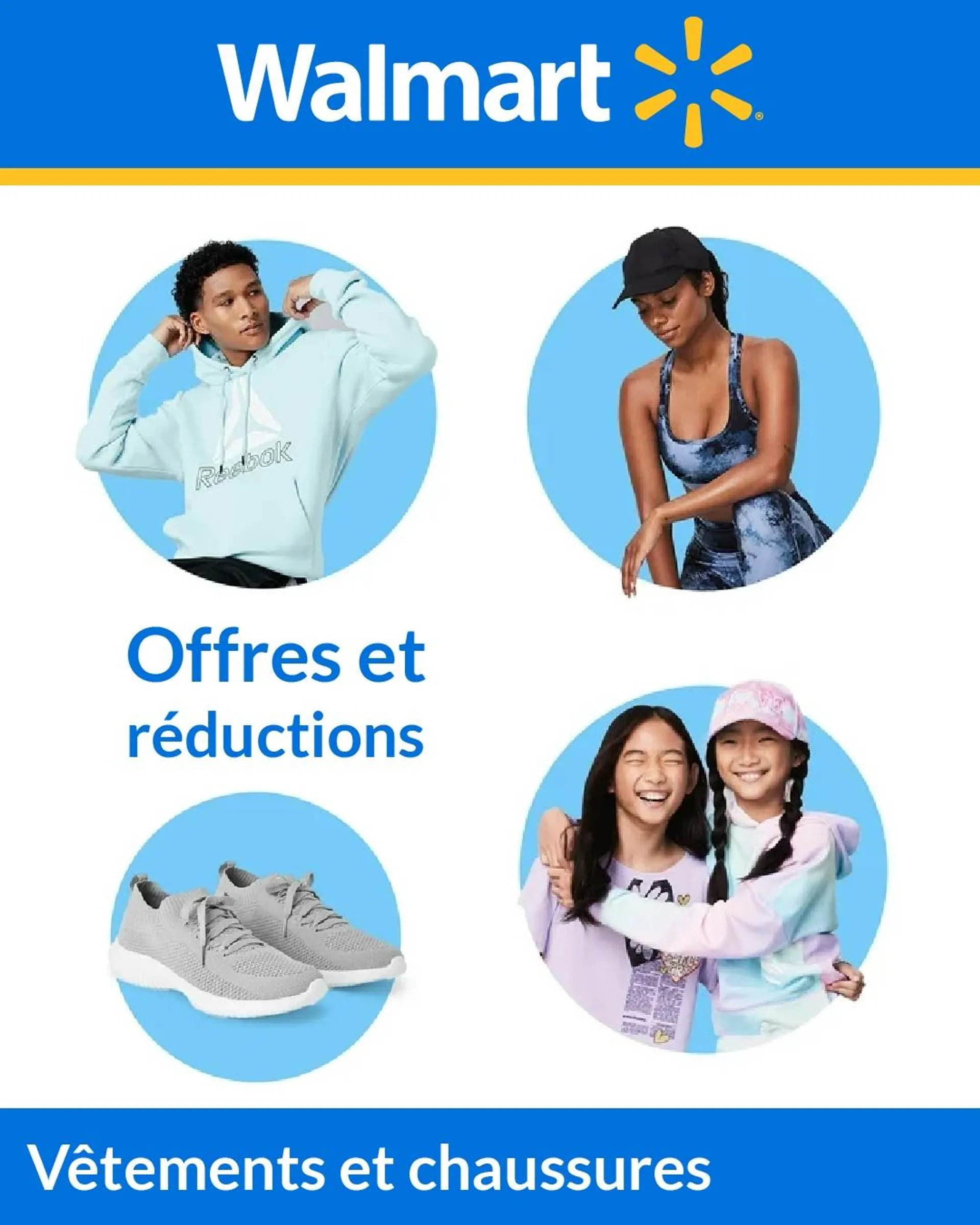 Walmart Promos: Vêtements & Chaussures du 20 octobre au 28 octobre 2024 - Circulaires page 1