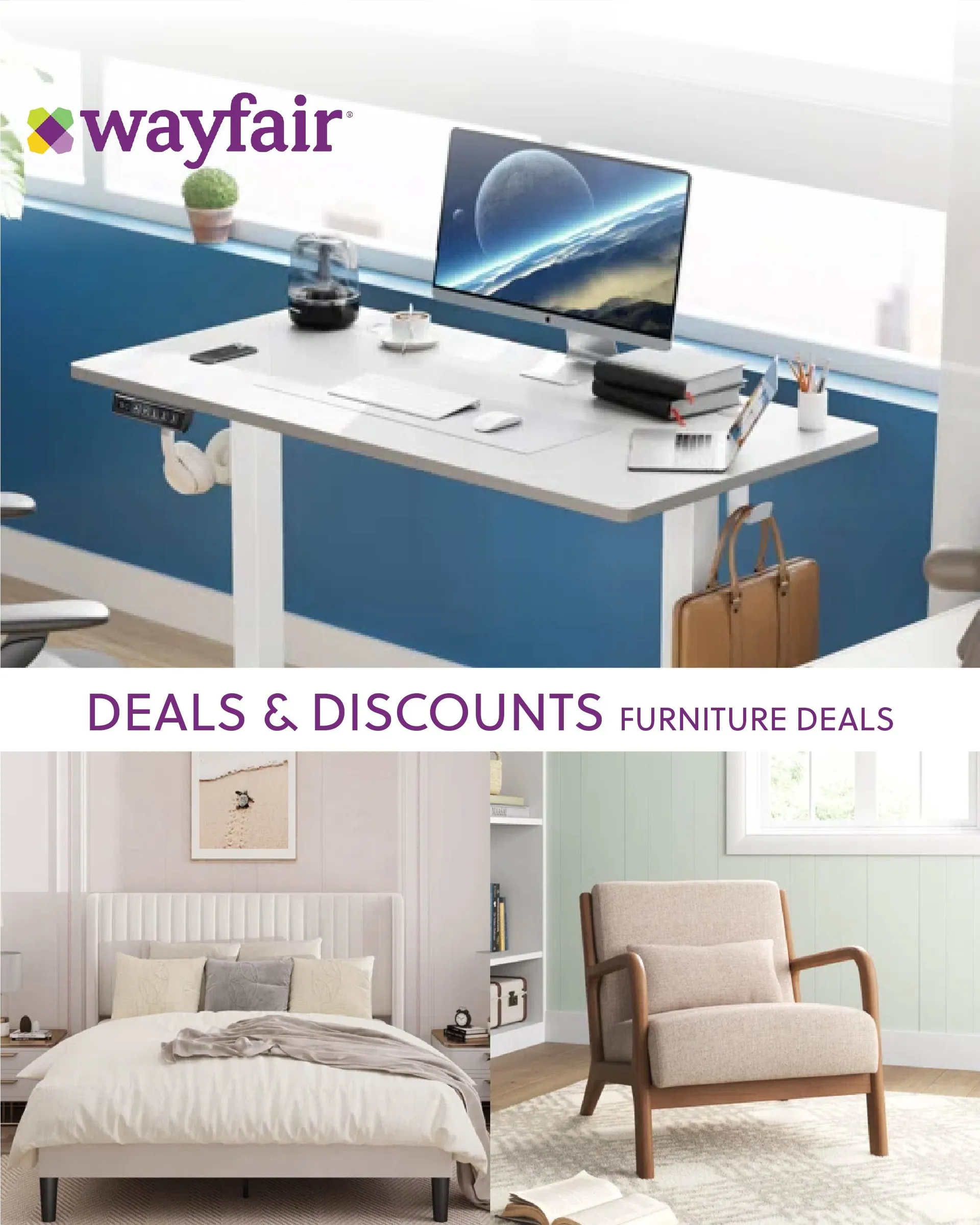 Weekly ad Wayfair Furniture Deals from July 22 to July 27 2024 - Page 