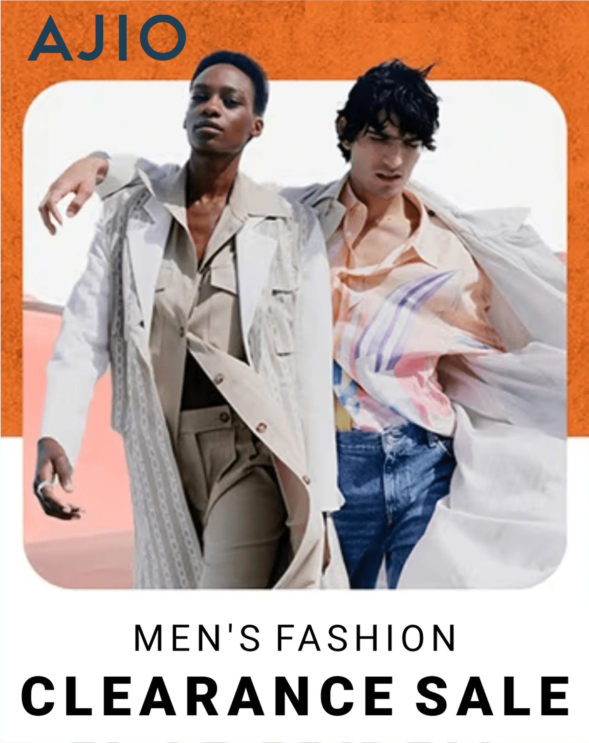 Ajio Offers: Men's Fashion from 22 July to 27 July 2024 - Catalogue Page 