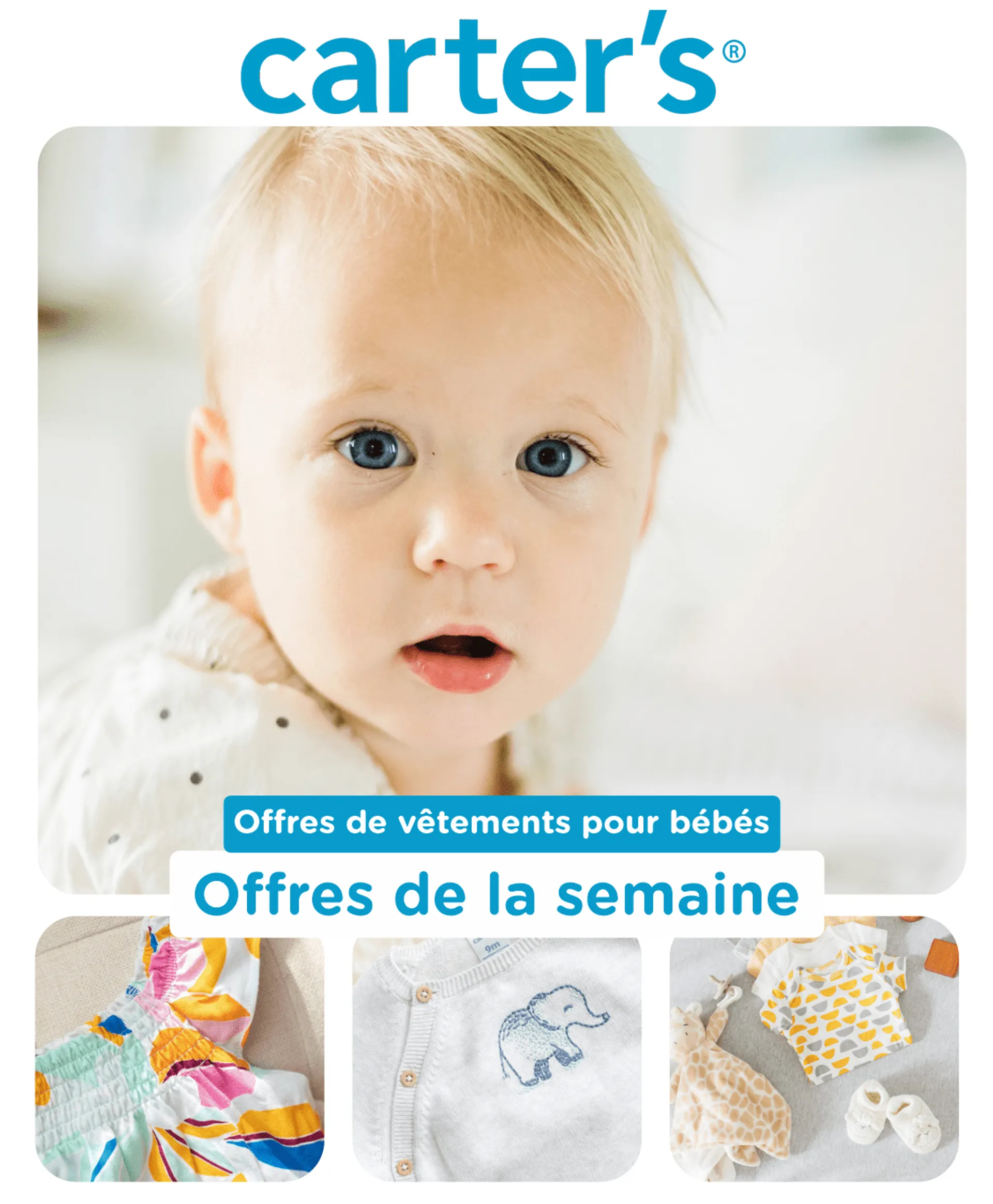 Offres de vêtements pour bébés du 12 mai au 17 mai 2024 - Circulaires page 