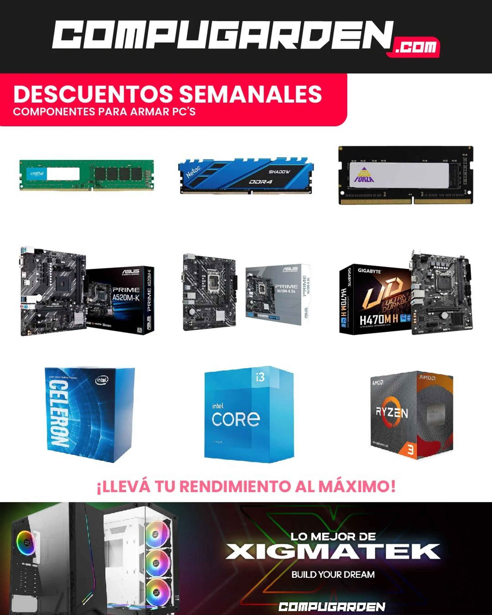 Compu Garden ofertas de la semana