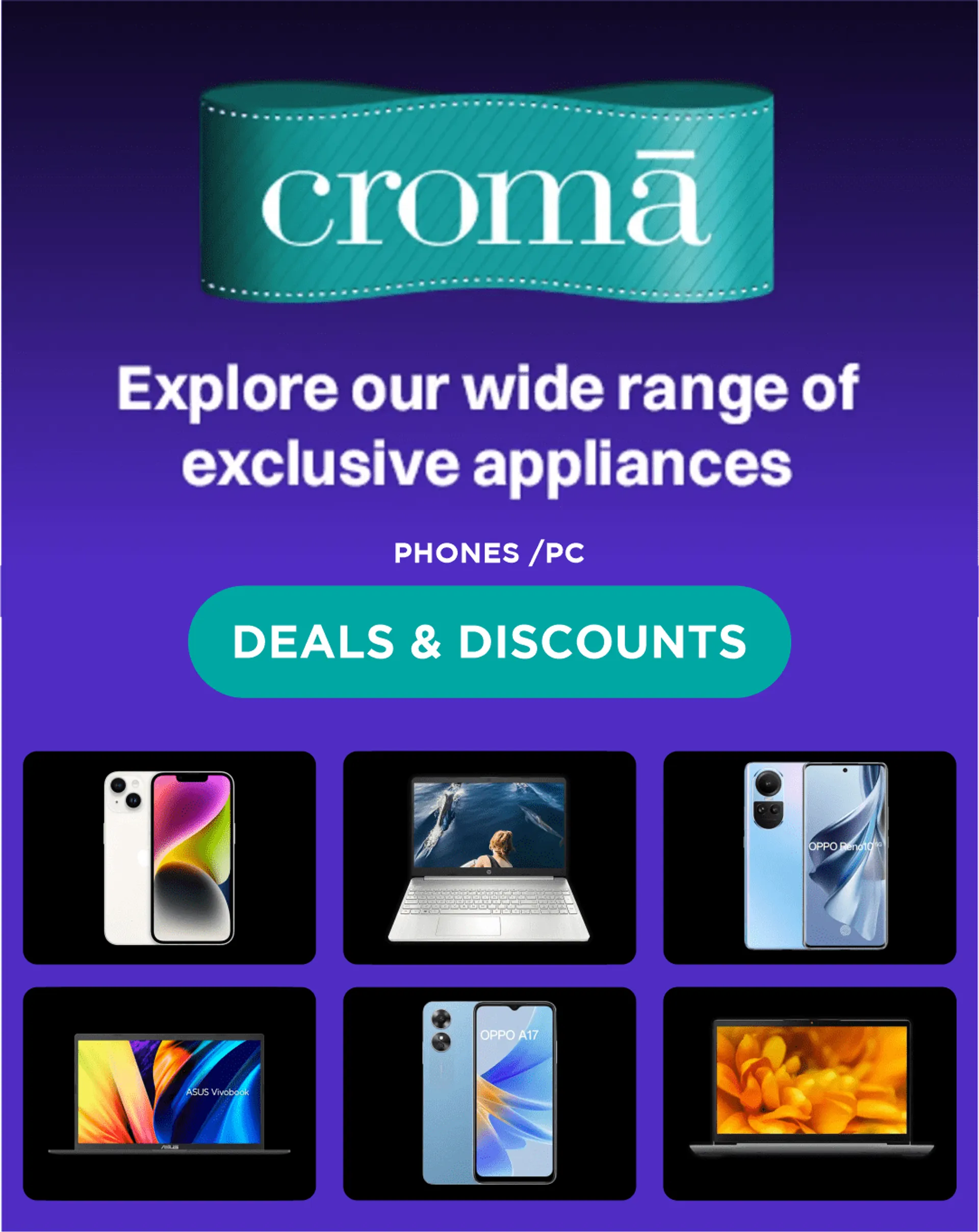 Croma Offers: Phones & PCs from 22 July to 27 July 2024 - Catalogue Page 