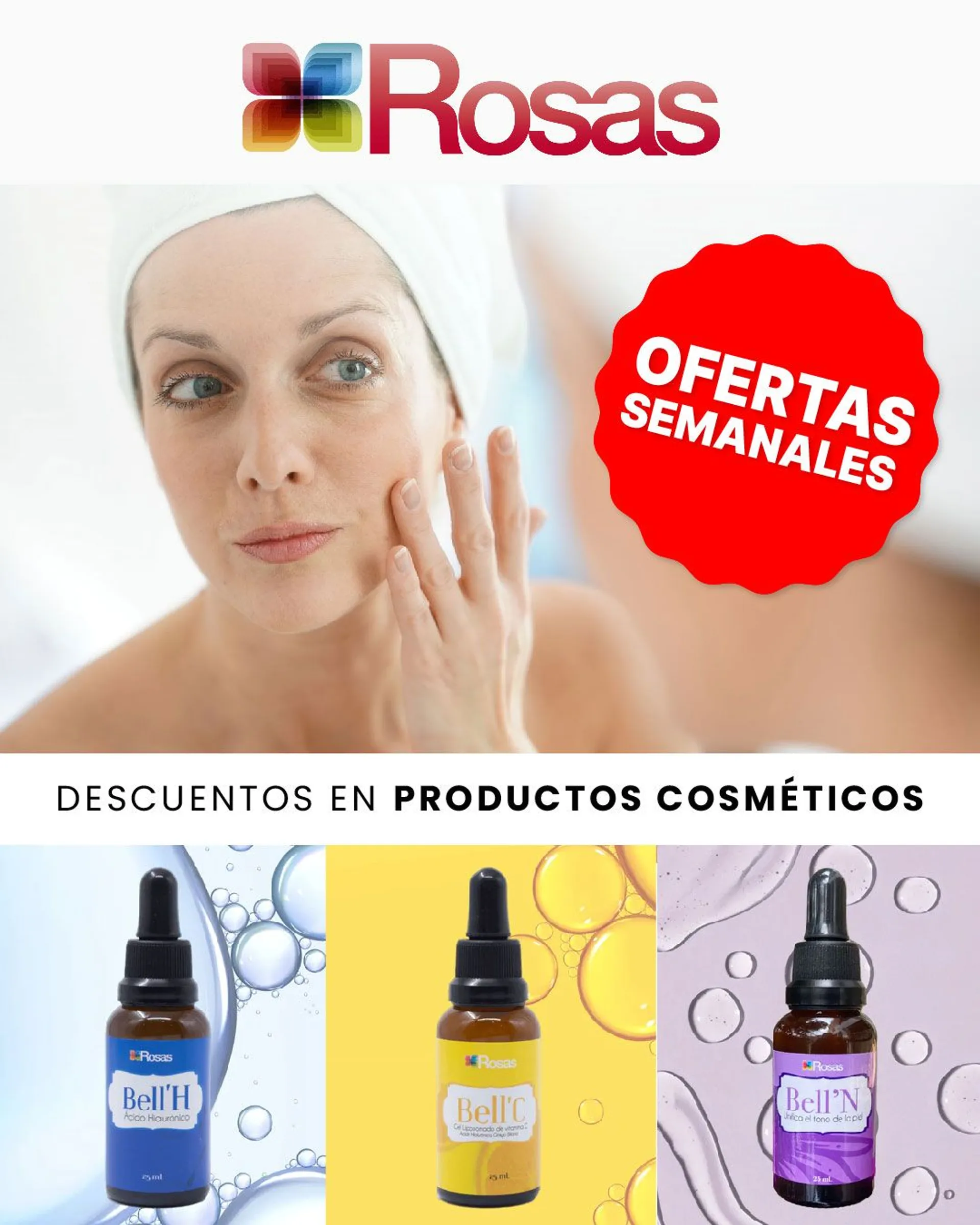 Catalogo de Droguería Rosas - Ofertas en cosméticos 1 de julio al 6 de julio 2024 - Pag 1