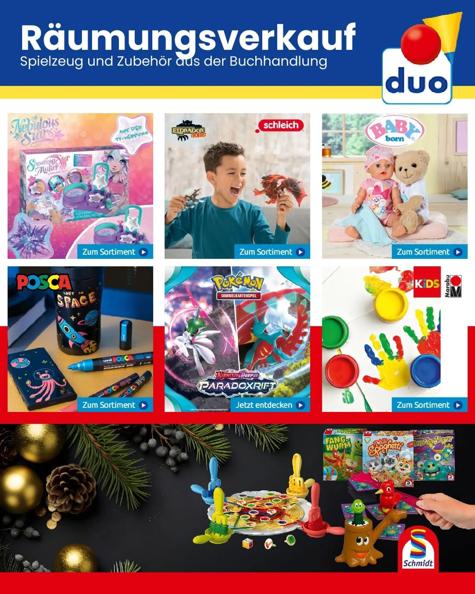 Duo schreib & spiel - Angebot an Spielzeug und Buchhandlungszubehör von 10. Februar bis 15. Februar 2024 - Prospekt seite 