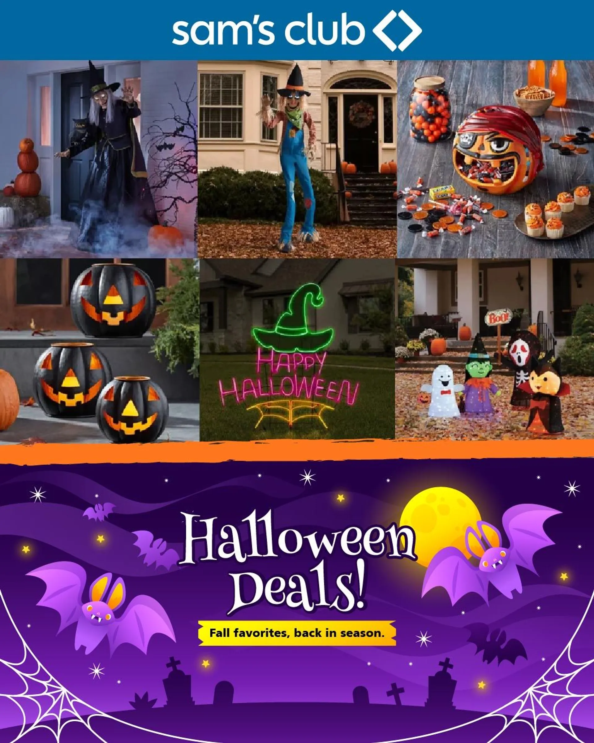 Weekly ad Sams Club - Halloween Deals  from October 19 to October 24 2023 - Page 1