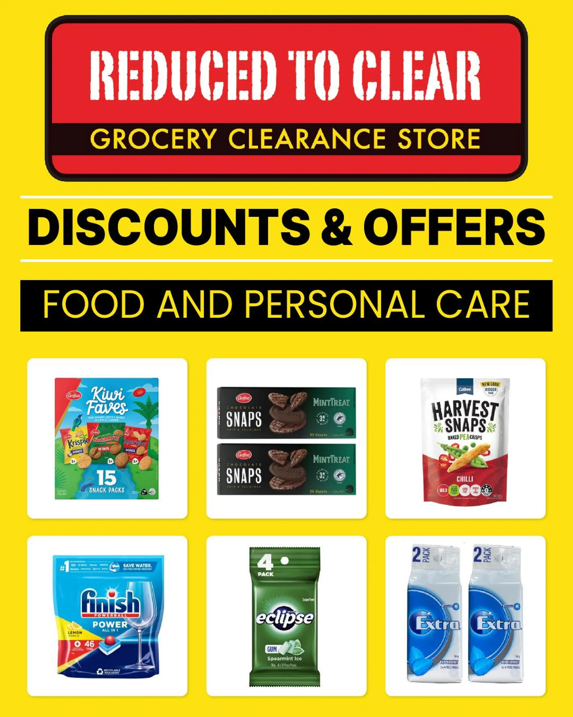 Offers on food and personal care. - 23 April 28 April 2024