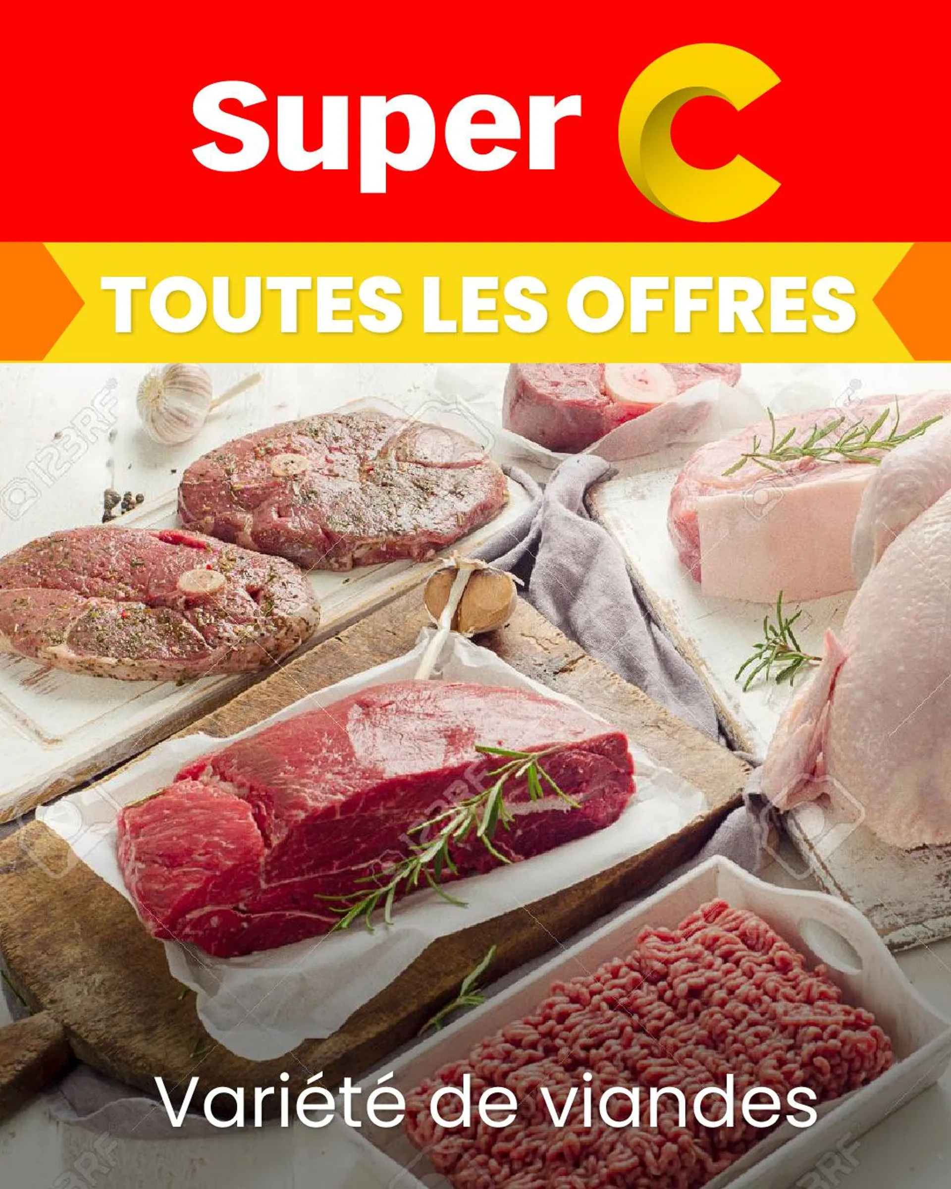 Super C promos de viande du 20 octobre au 28 octobre 2024 - Circulaires page 1