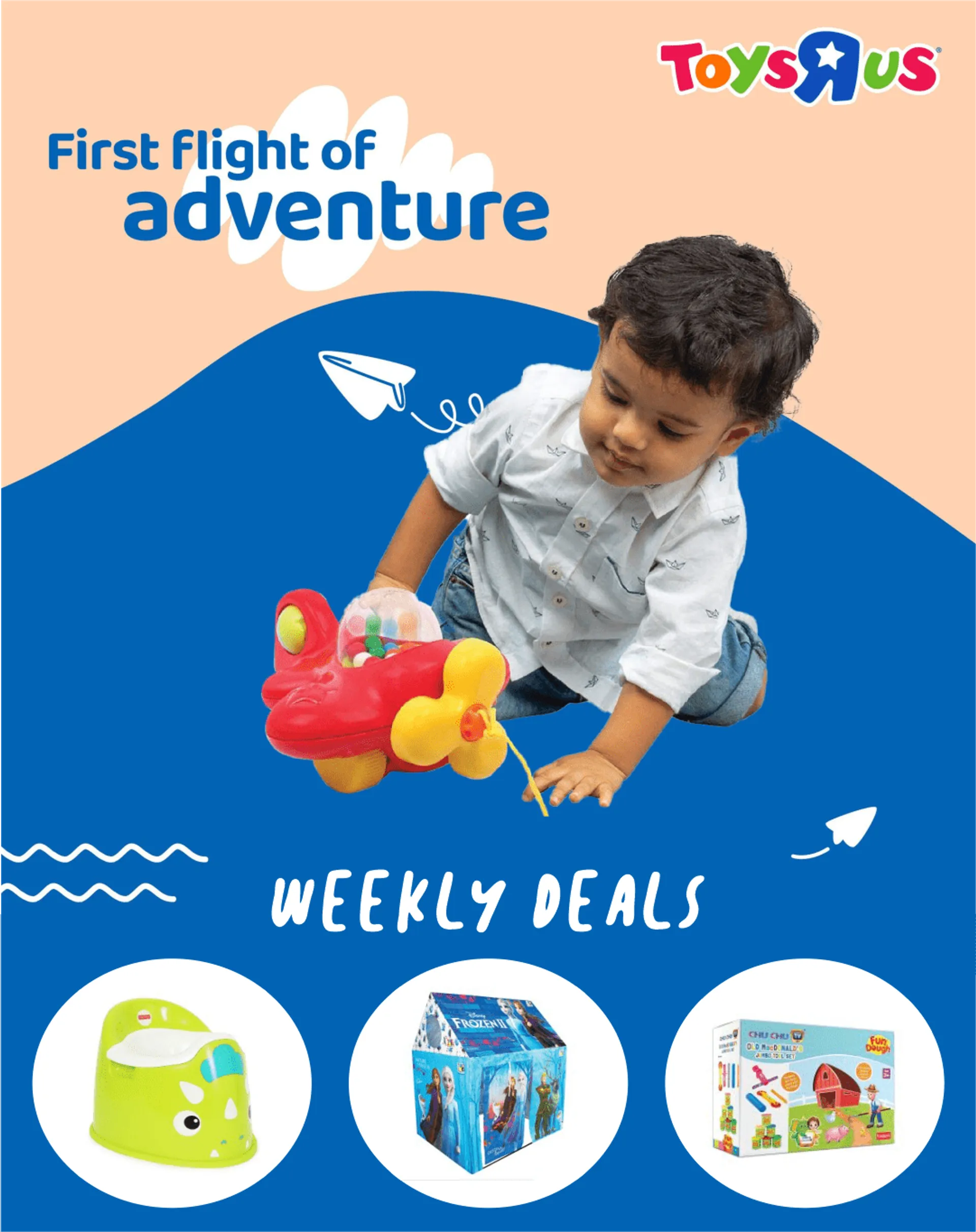 Offers on toys for children of all ages from 17 May to 22 May 2024 - Catalogue Page 1
