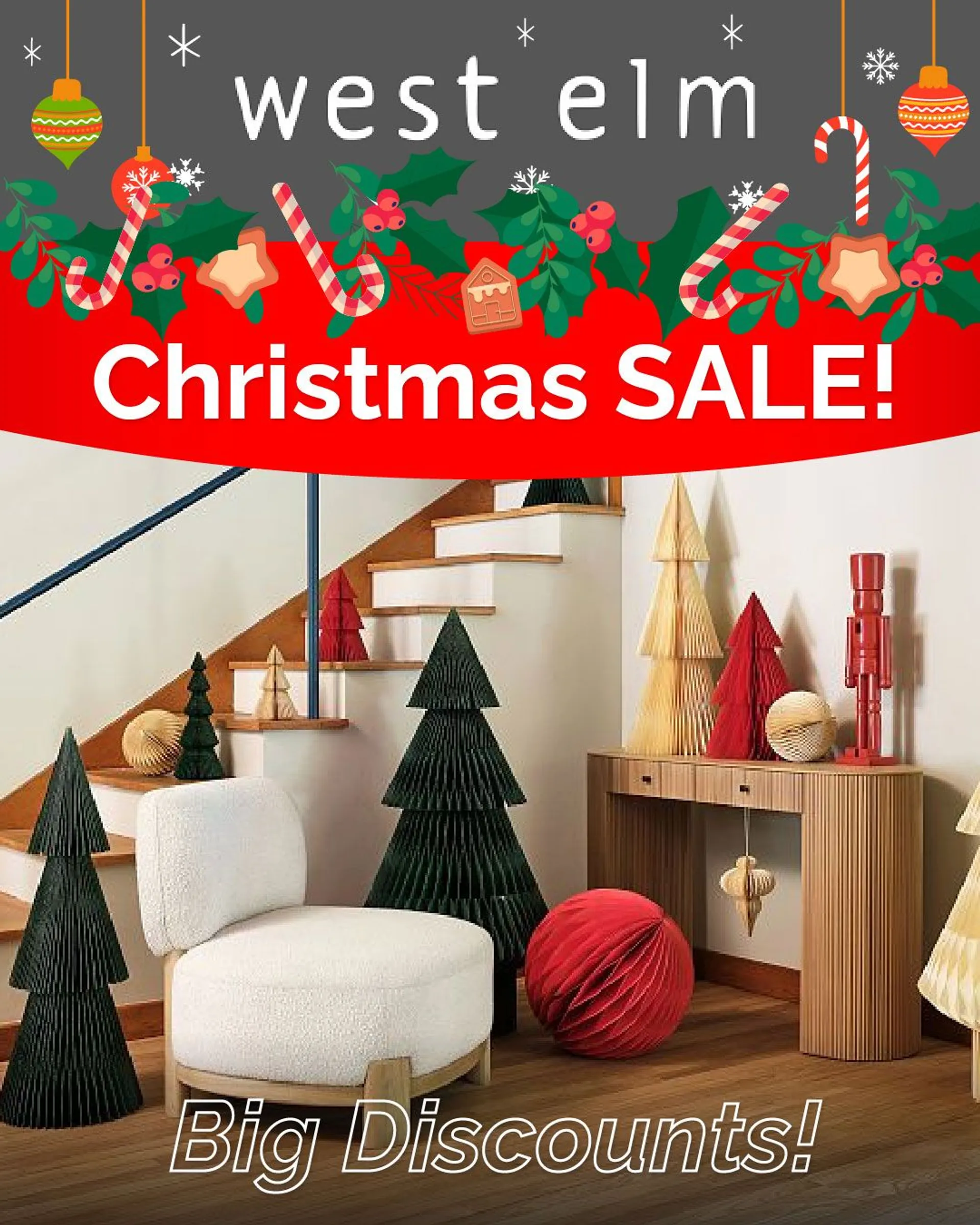 West Elm - Christmas sale from January 7 to January 12 2024 - flyer page 
