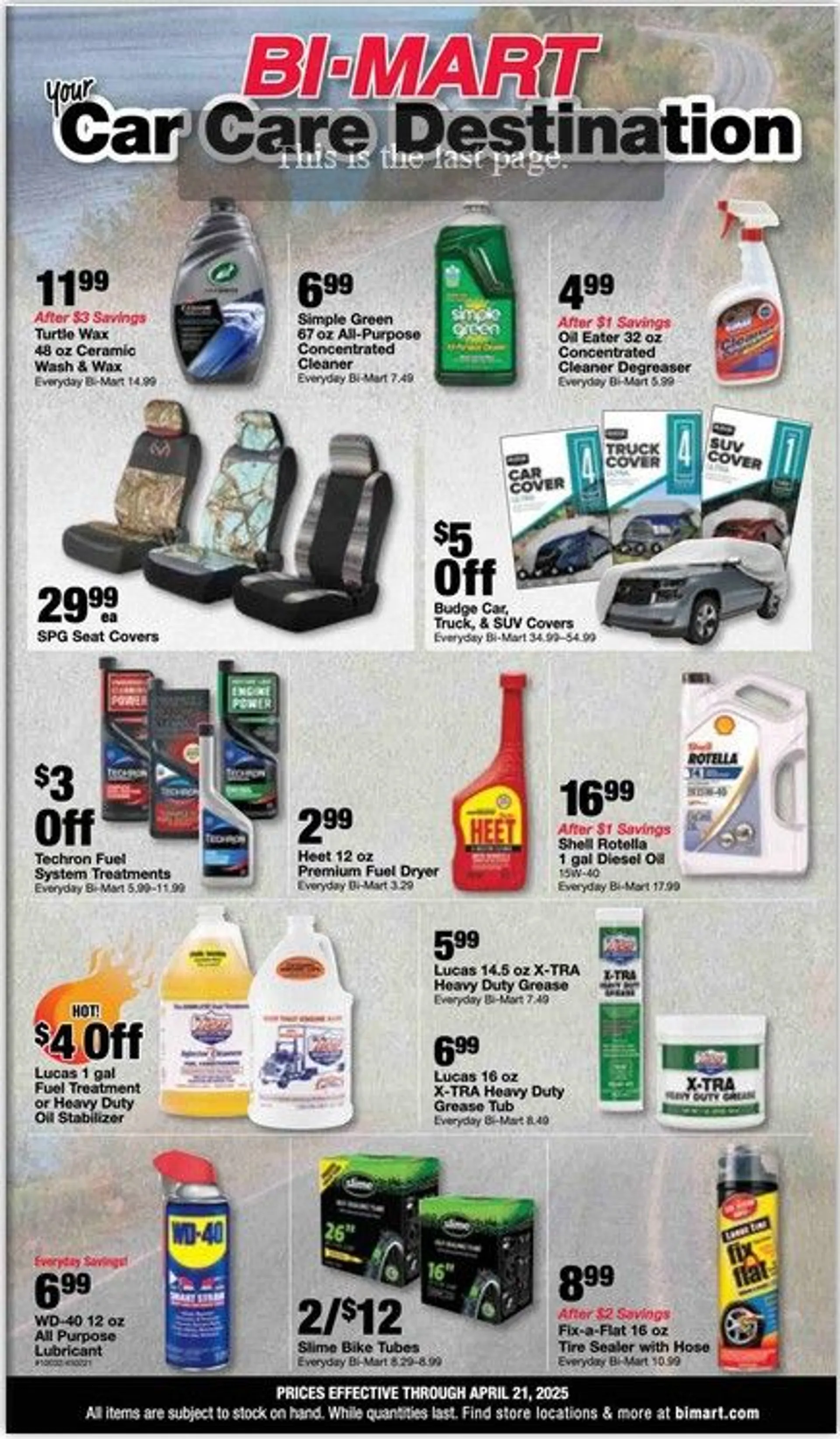 Weekly ad Bi-Mart Sales from April 14 to April 21 2025 - Page 