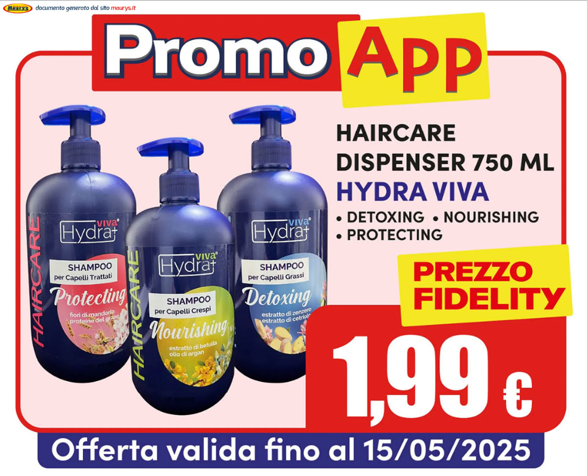 Maury's Promo App da 12 maggio a 15 maggio di 2025 - Pagina del volantino 
