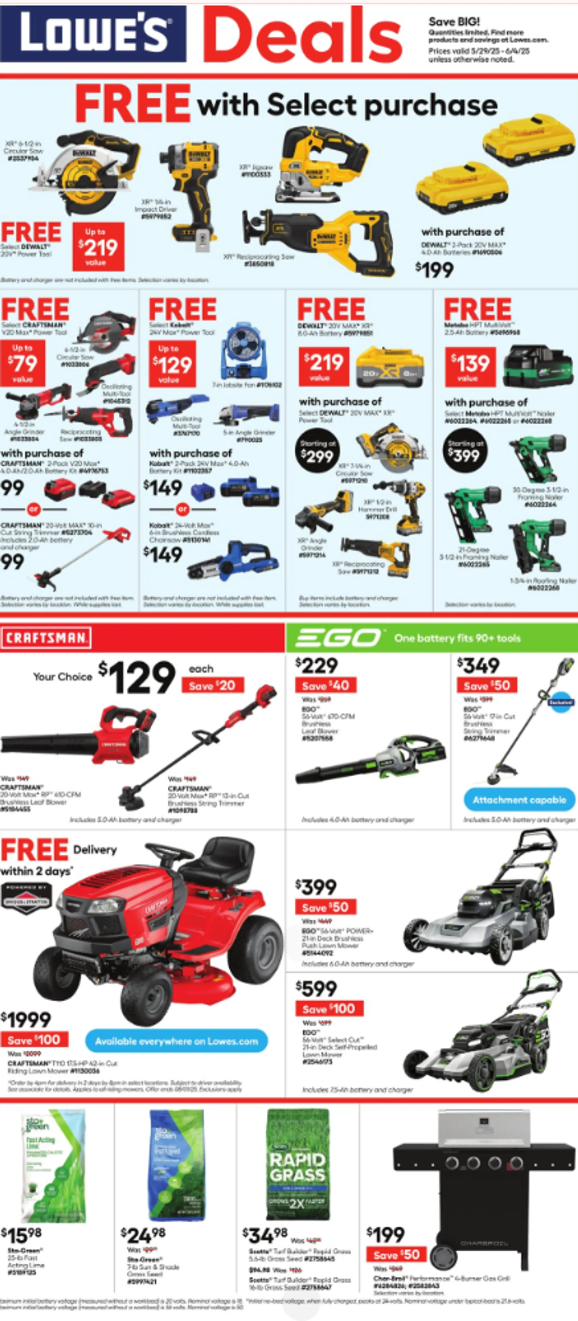 Weekly ad Lowe´s Deals from May 29 to June 4 2025 - Page 1