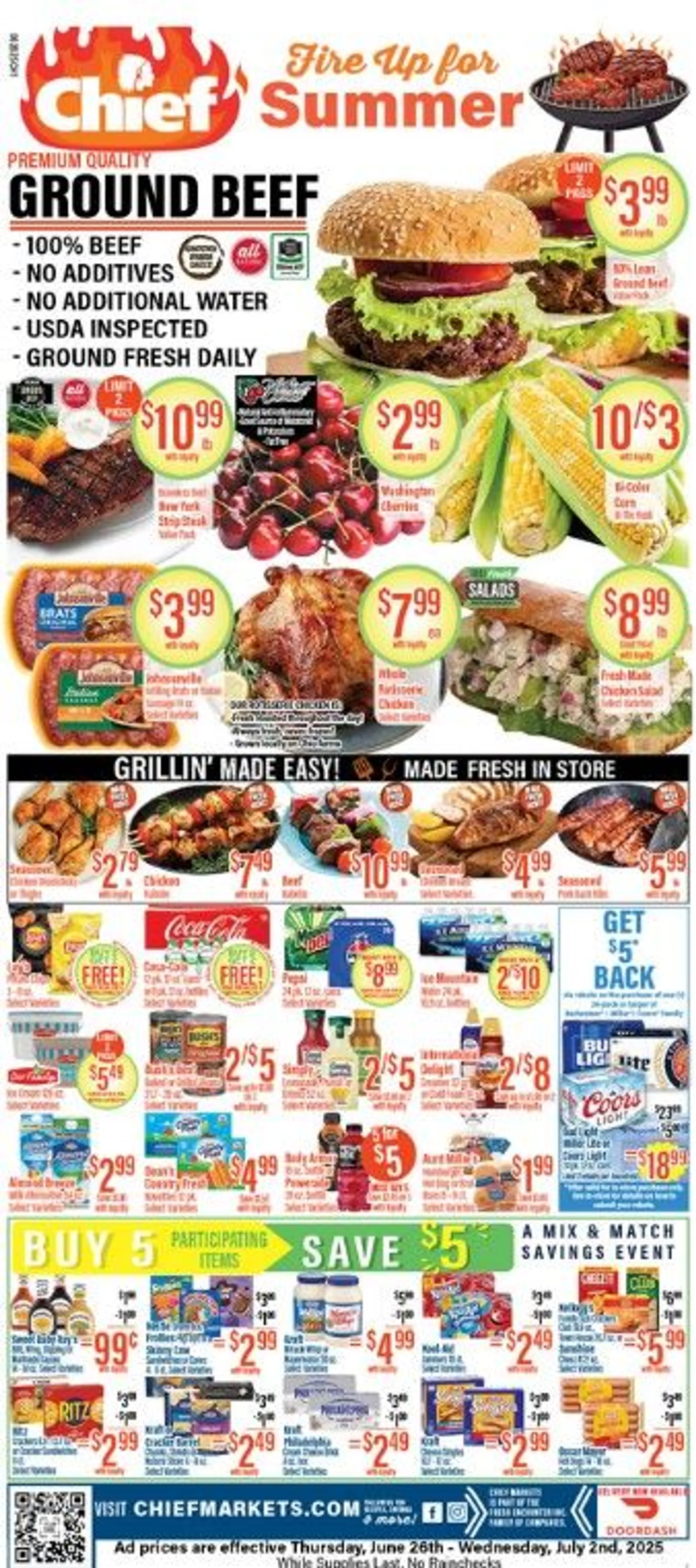 Weekly ad  Chief Supermarket Sales from June 26 to July 2 2025 - Page 1