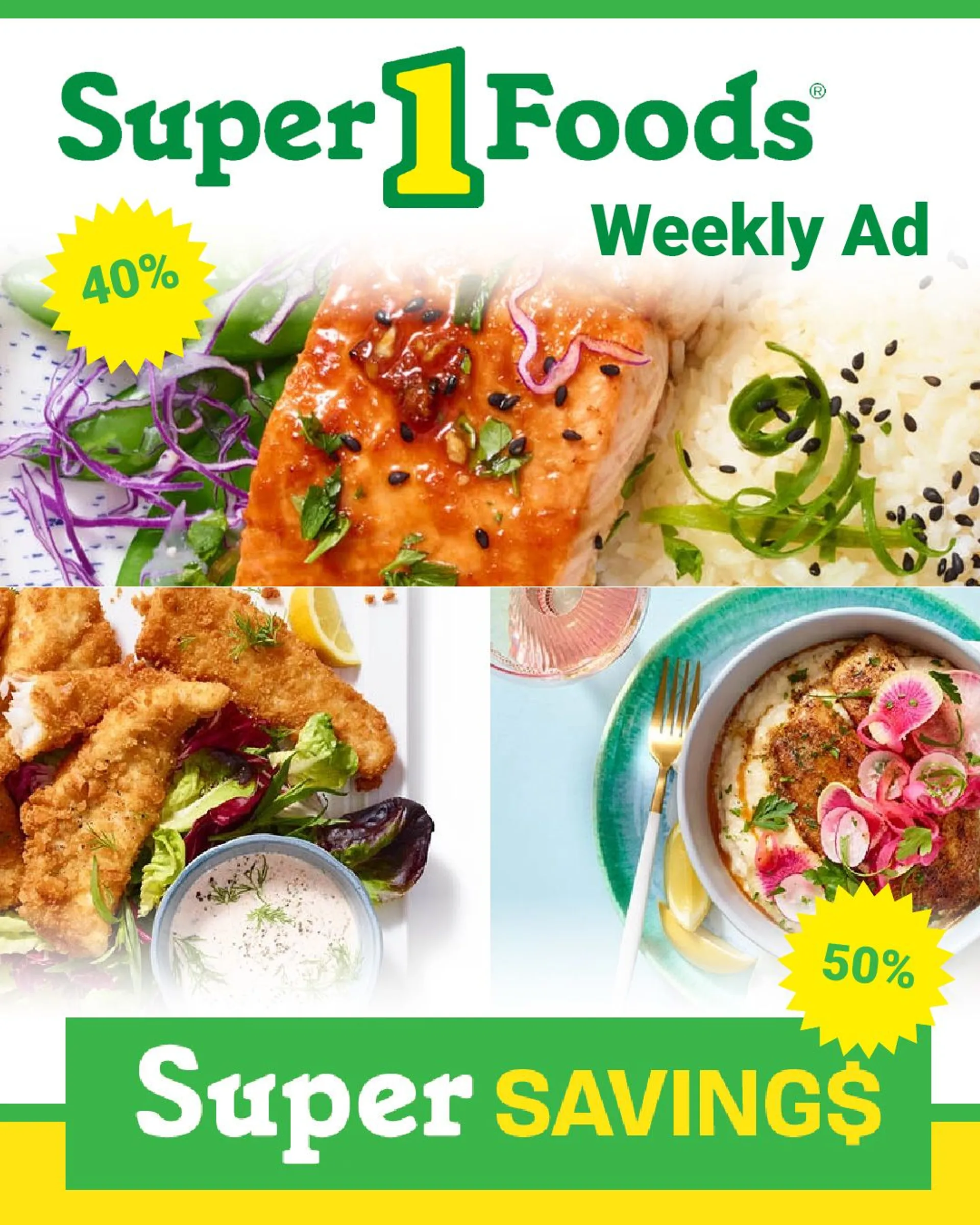 Weekly ad SUPER 1 FOODS SPECIAL DEAL from March 8 to March 22 2024 - Page 1