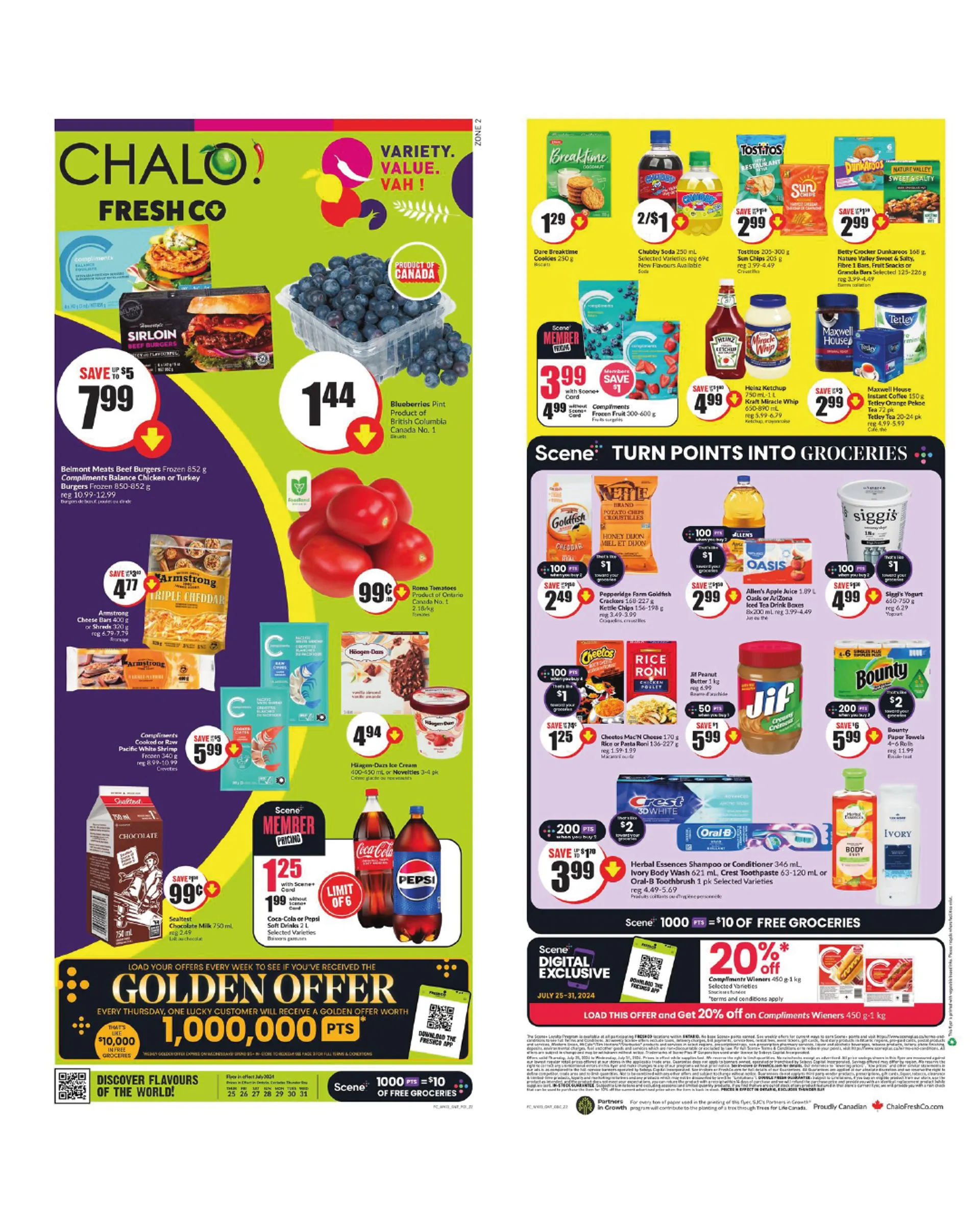 FreshCo Chalo Weekly deals! from July 25 to July 31 2024 - flyer page 