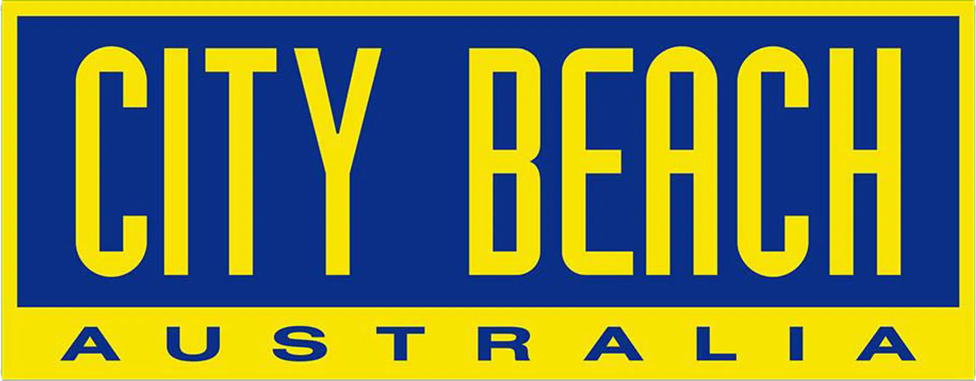 CITY BEACH logo of current flyer