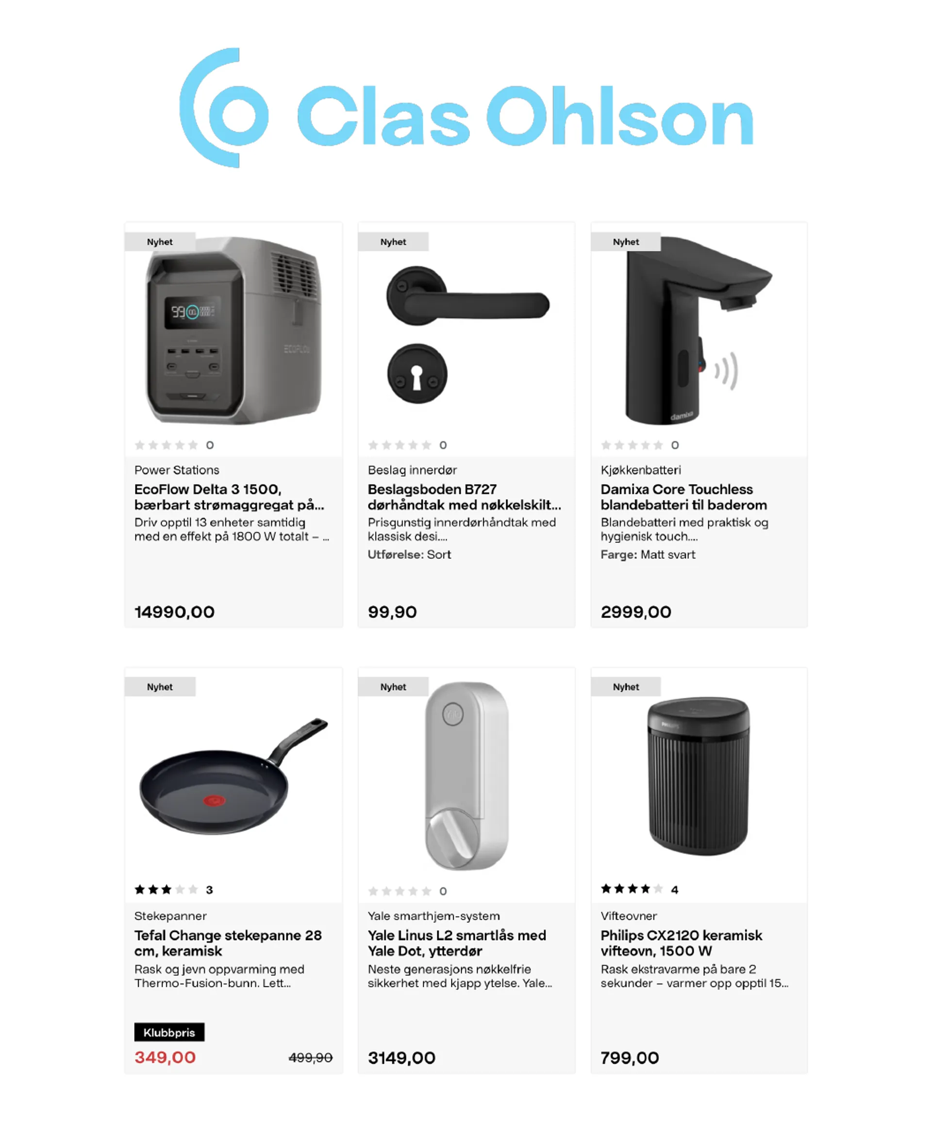 Clas Ohlson spesialtilbud fra 24. januar til 12. februar 2025 - kundeavisside 