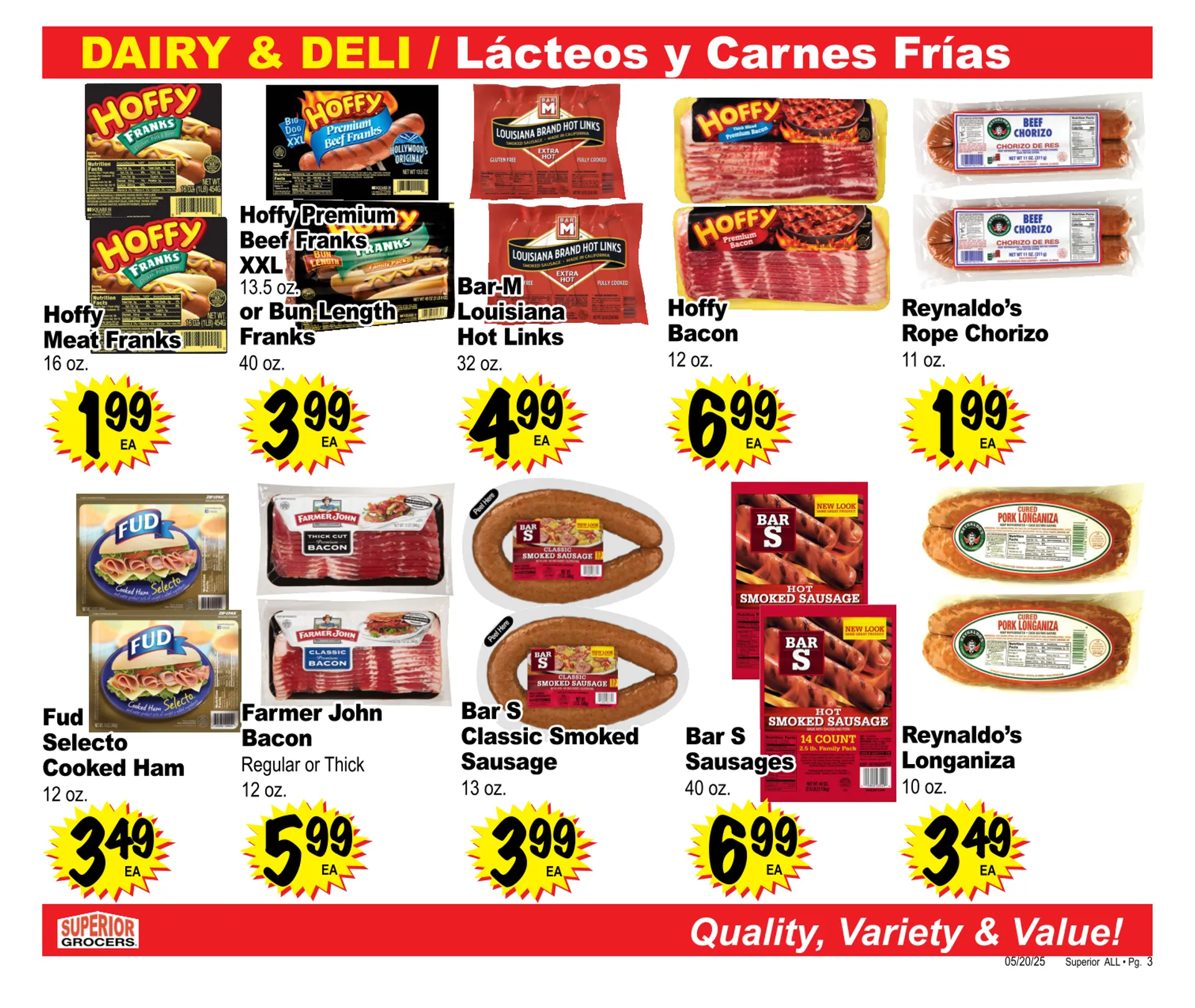 Weekly ad Superior Grocers Super Savers from May 27 to June 16 2025 - Page 3