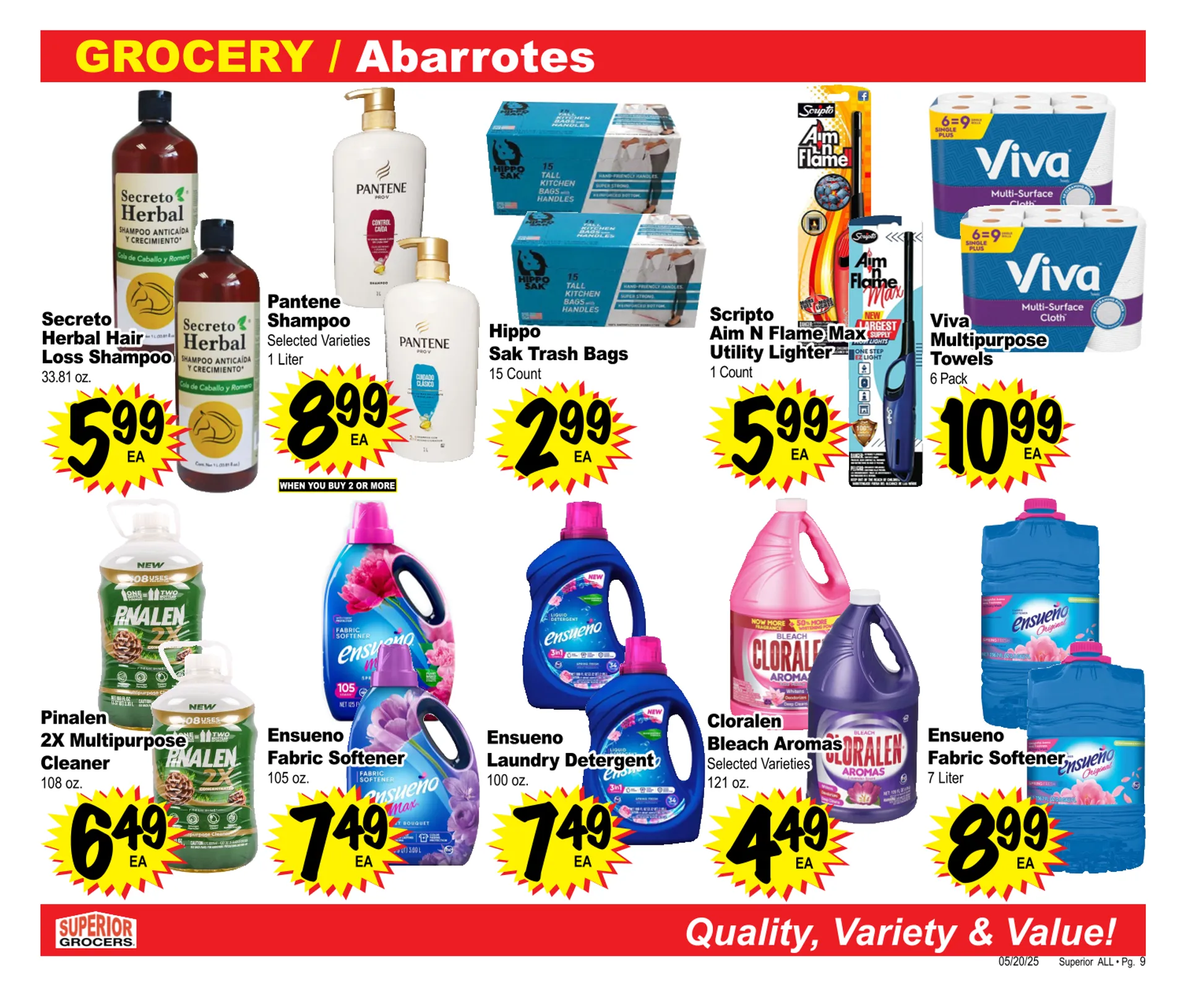 Weekly ad Superior Grocers Super Savers from May 27 to June 16 2025 - Page 9