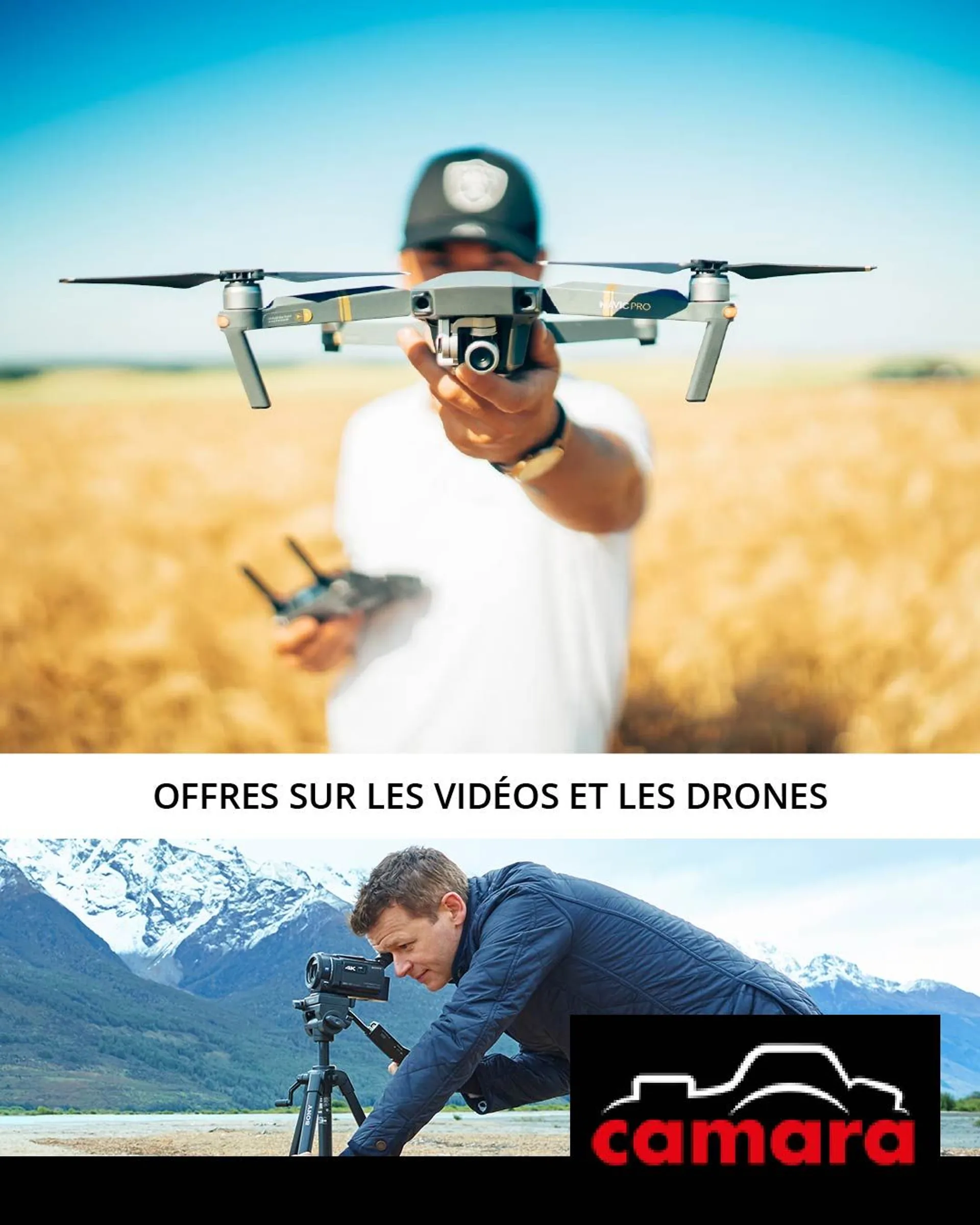 Offres sur les caméras et les drones du 12 mai au 17 mai 2024 - Catalogue page 